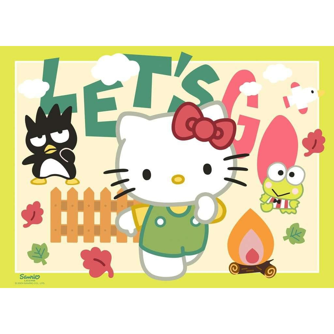 Hello Kitty Puzzels 4-pack Daar gaan we, Hello Kitty! (4x100 stukjes)