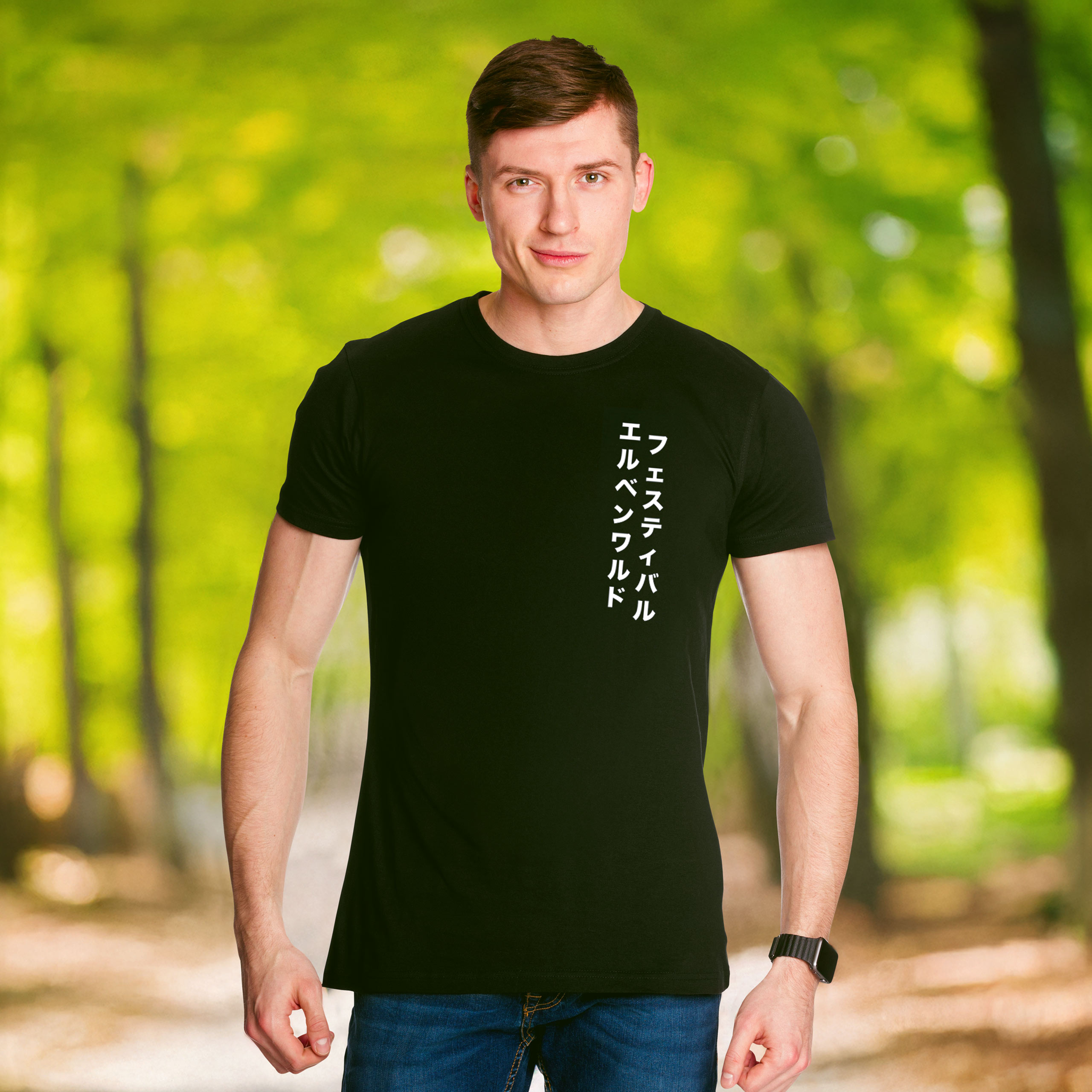 Elbenwald Festival Bubble Tea T-Shirt Black