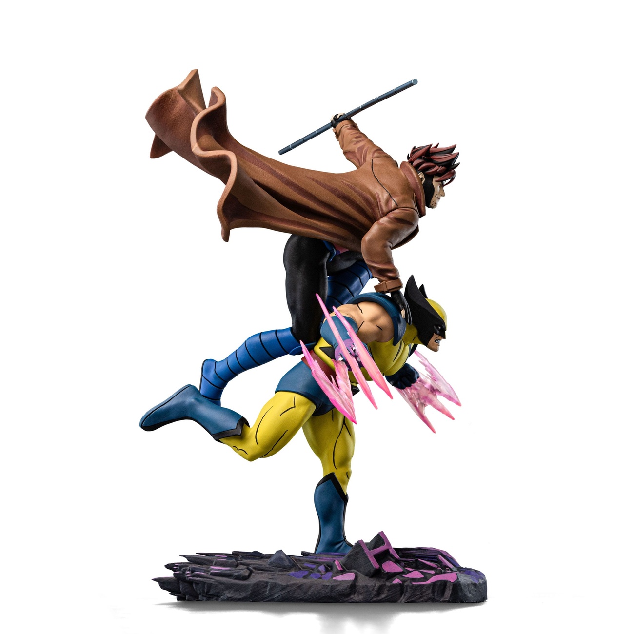 Marvel Statua Deluxe Art Scale 1/10 X-Men97 Gambit & Wolverine 29 cm