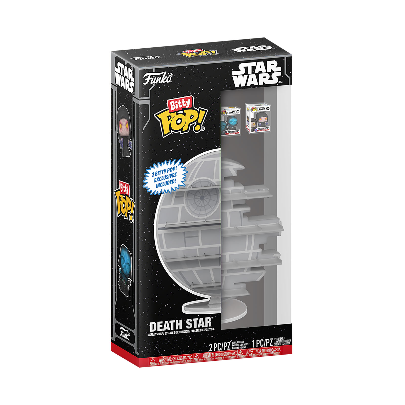 Star Wars - Death Star Funko Bitty Pop Display con 2 Figuras