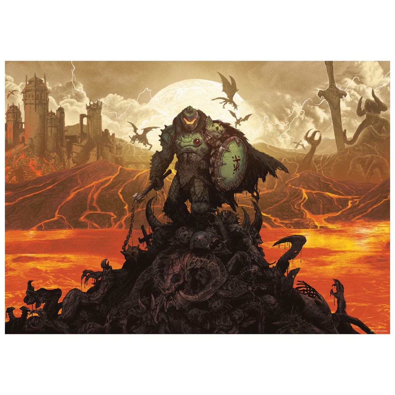 Doom: The Dark Ages Art Print Limited Edition 42 x 30 cm