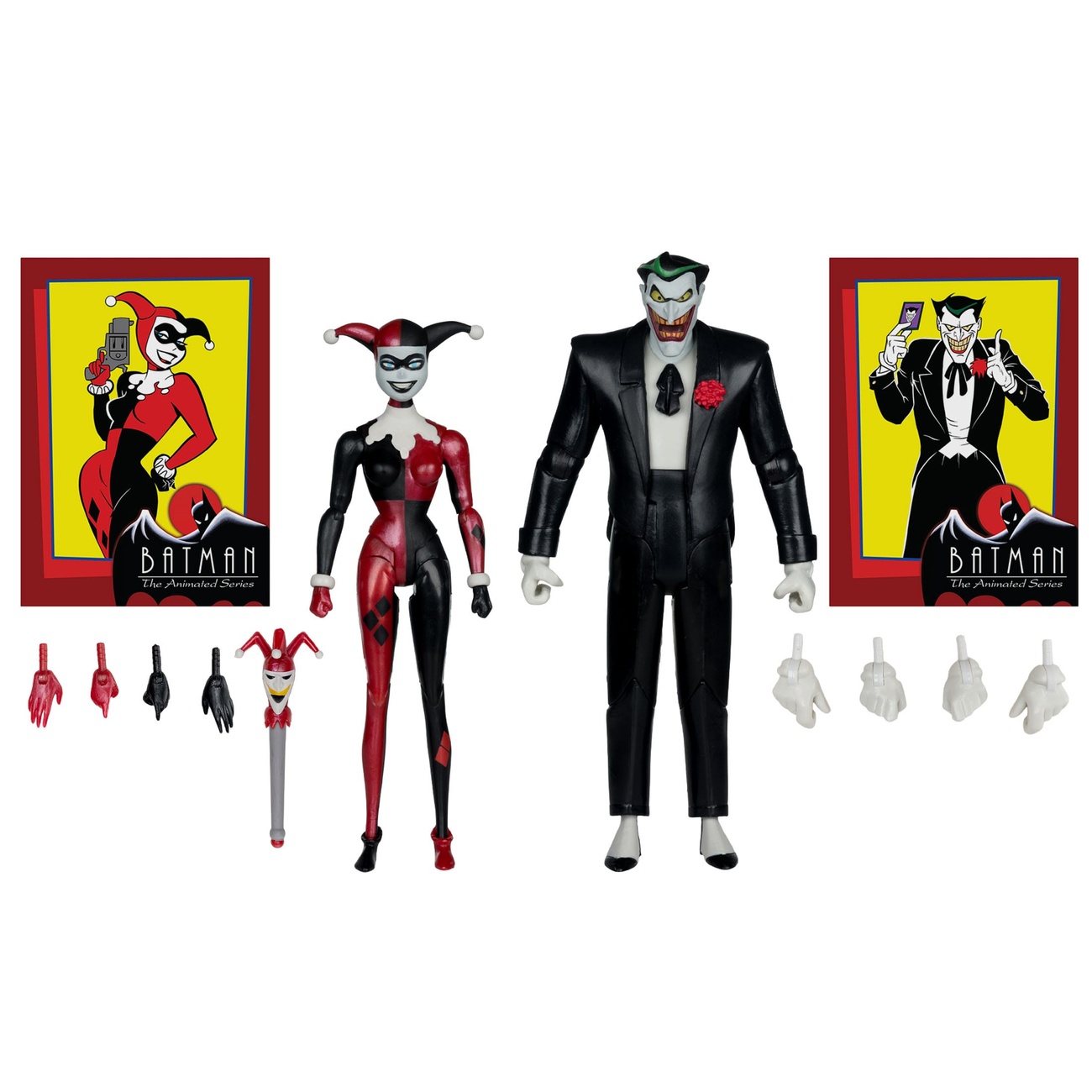 Batman: The Animated Series Figuras de acción DC Direct Harley Quinn & The Joker (Mad Love) (Gold Label) 18 cm