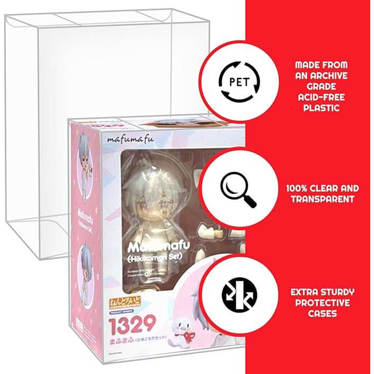 PET Gehäuse 10er-Pack für Nendoroid Actionfiguren