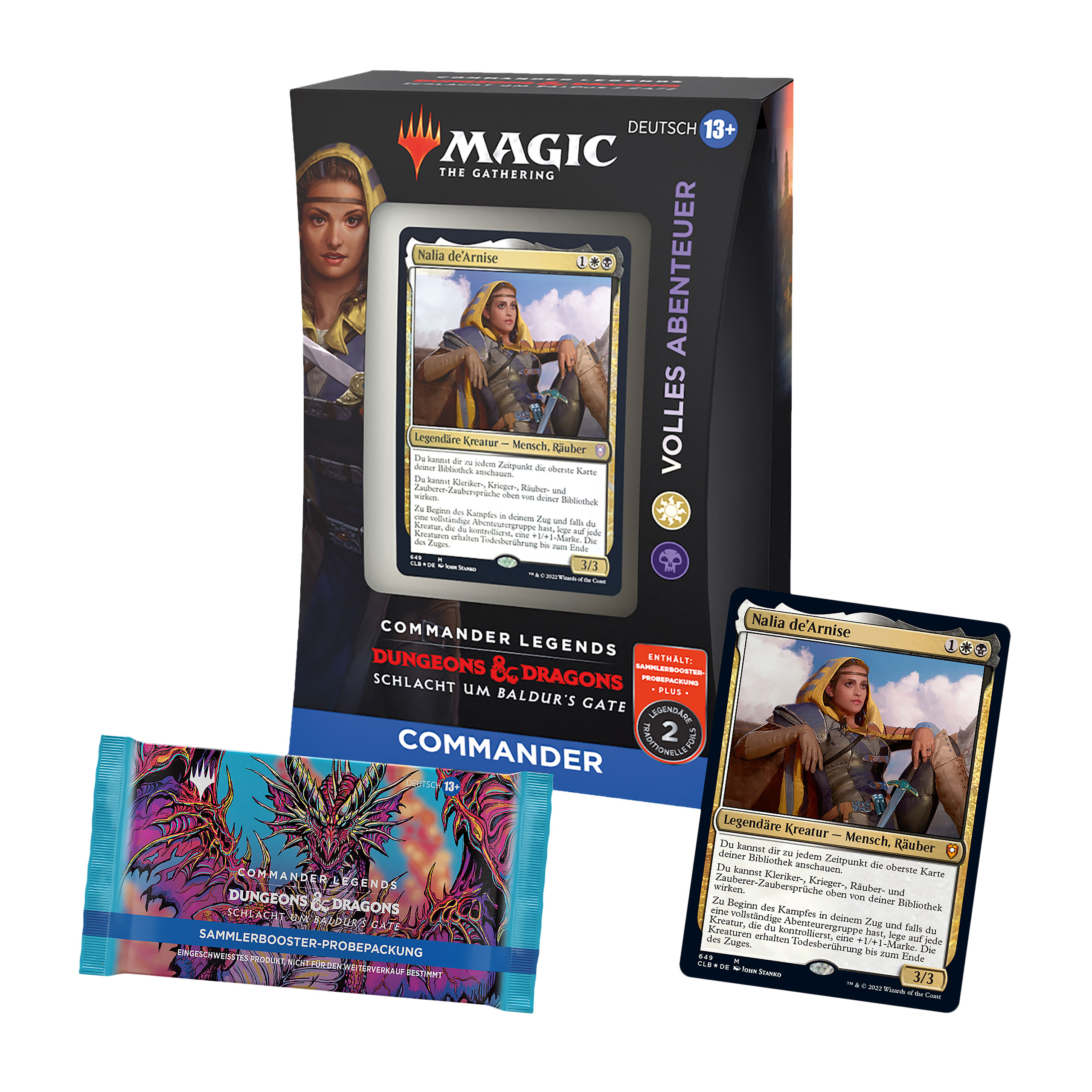 Strijd om Baldur's Gate - Volledig Avontuur Commander Deck - Magic The Gathering