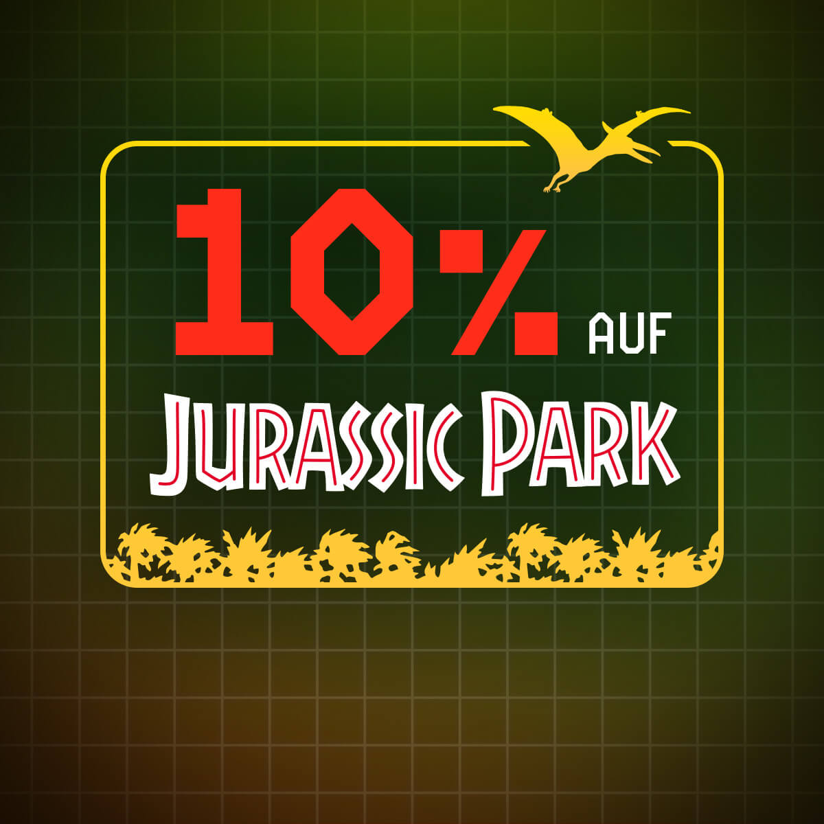 10% Rabatt auf Jurassic Park