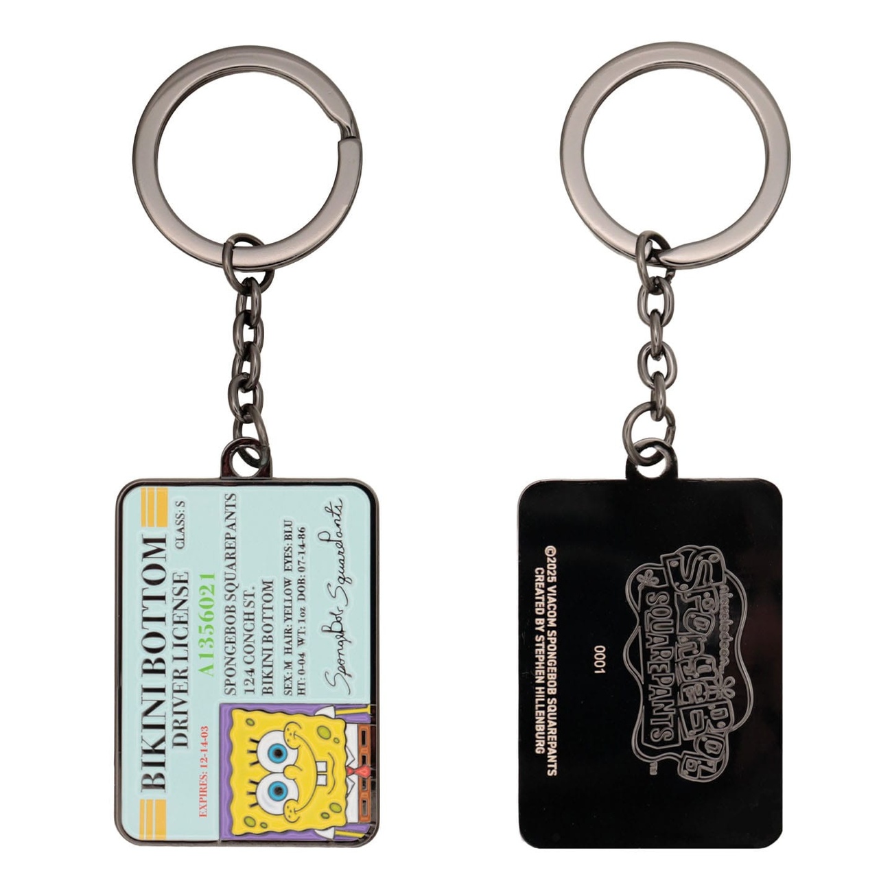 Porte-clés SpongeBob SquarePants Driver License Édition Limitée