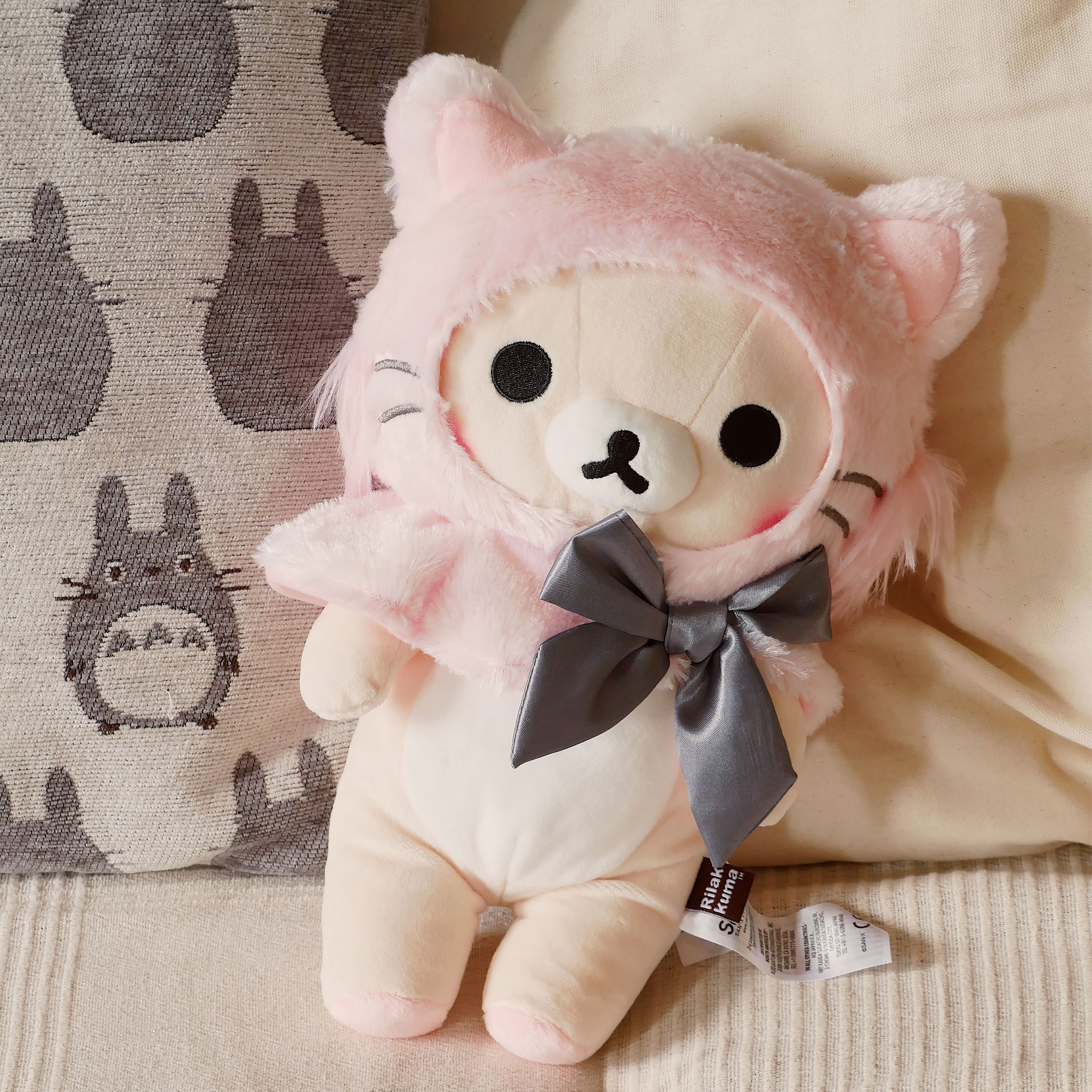 Rilakkuma - Peluche Korilakkuma Pink Cat