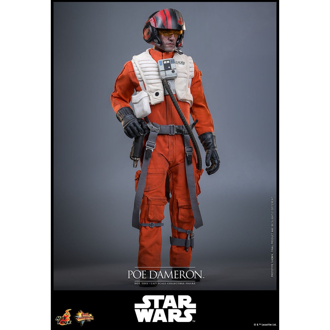 Star Wars - Figurine articulée Poe Dameron 1:6