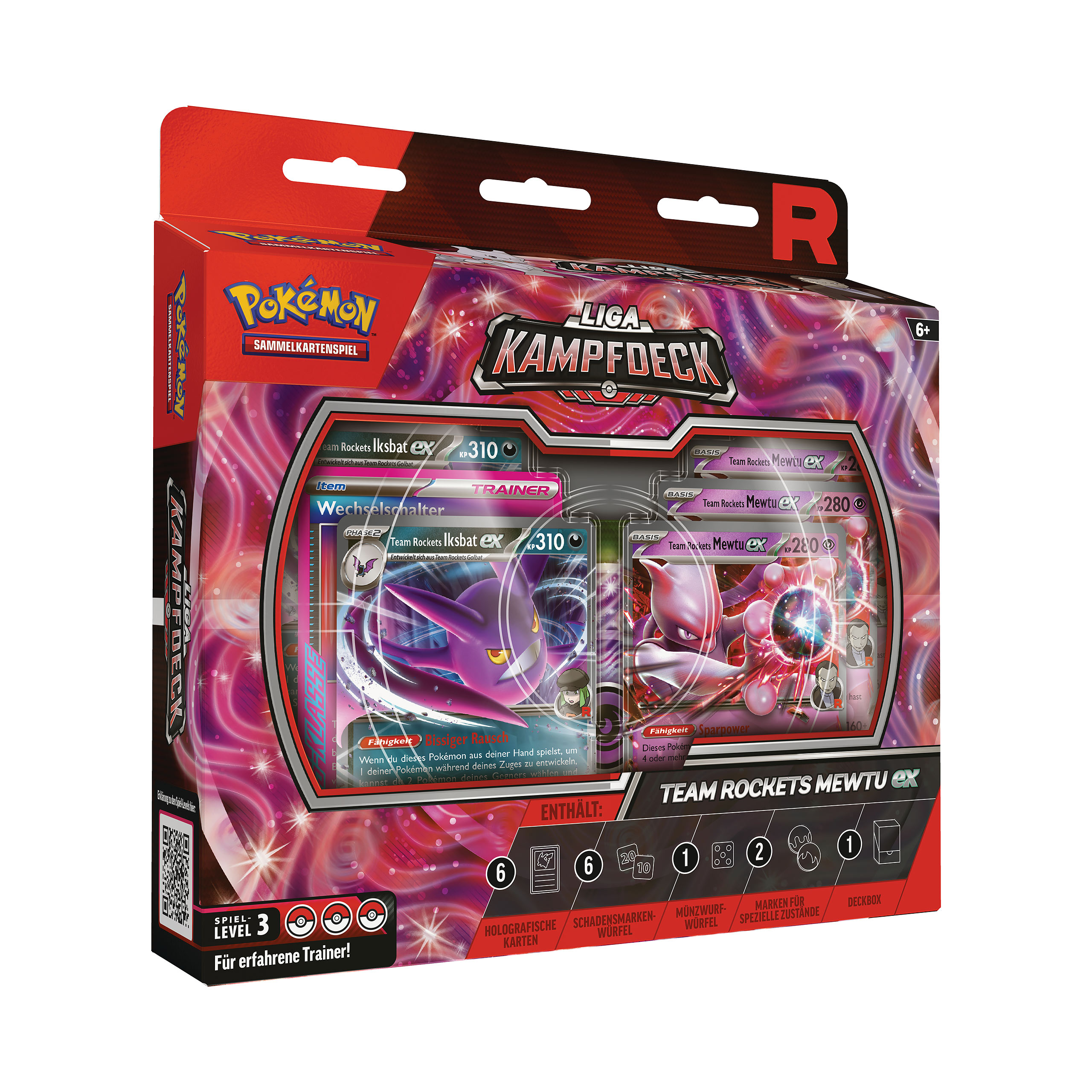 Pokémon - Rocket’s Mewtwo-ex League Battle Deck Verzamelaarskaarten Box