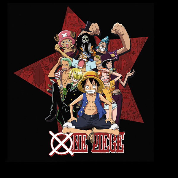 One Piece - All Stars T-shirt zwart