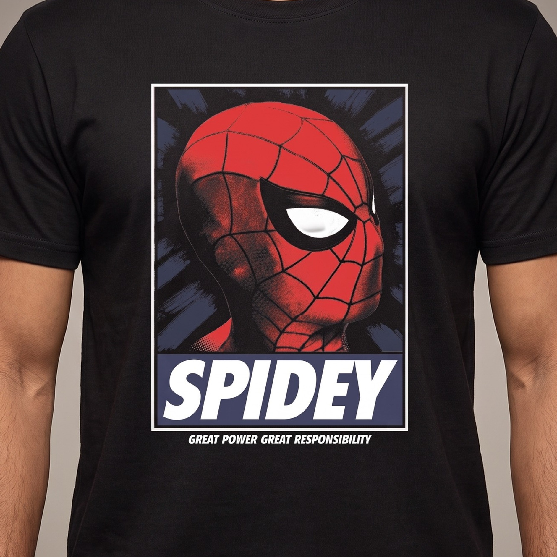 Spider-Man - Spidey Great Power T-shirt svart