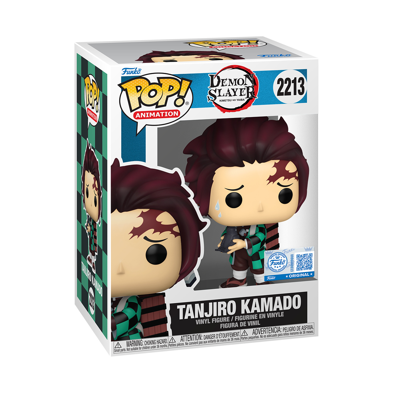 Demon Slayer - Tanjiro mit Krähe Funko Pop Figur