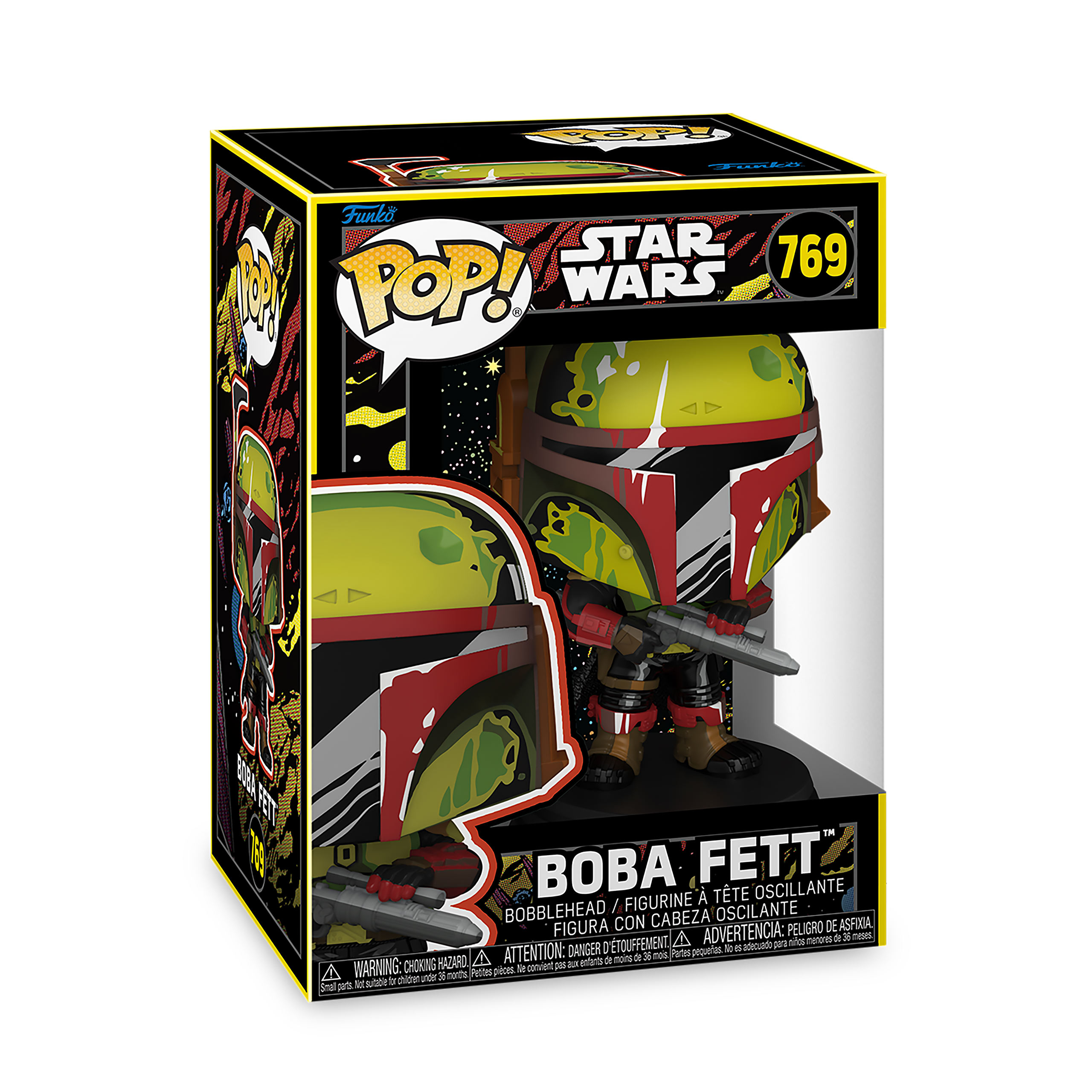 Boba Fett (Retrò) Figura Funko Pop con Testa Oscillante - Star Wars Il Libro di Boba Fett