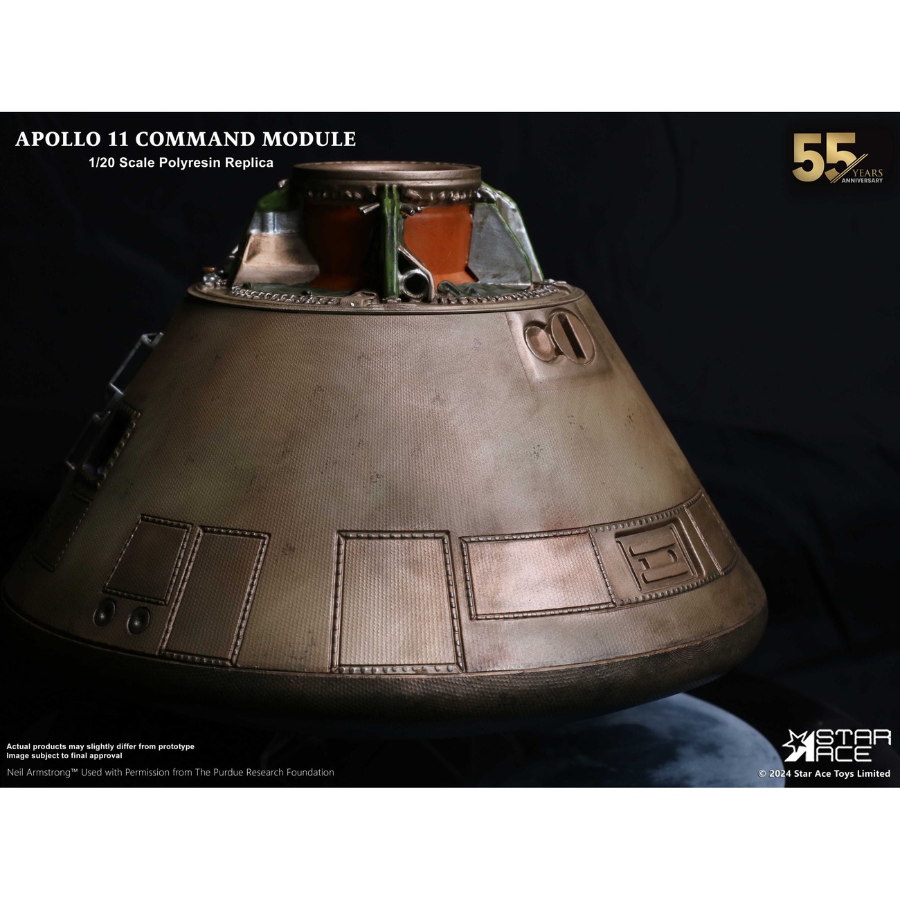 Apollo 11 Replik 1/20 Command Module (DX) 20 cm