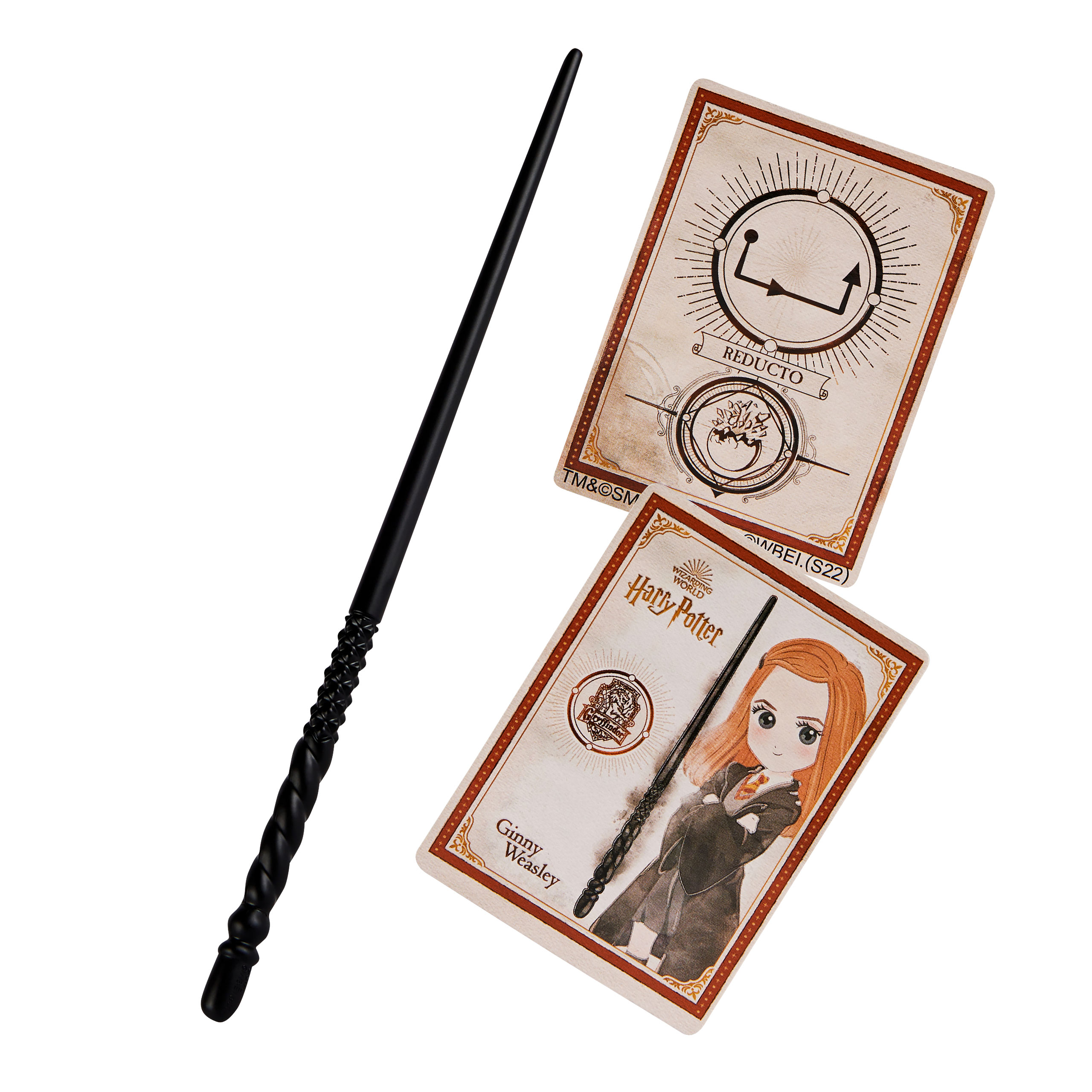 Harry Potter - Baguette Magique de Ginny avec Carte de Sort