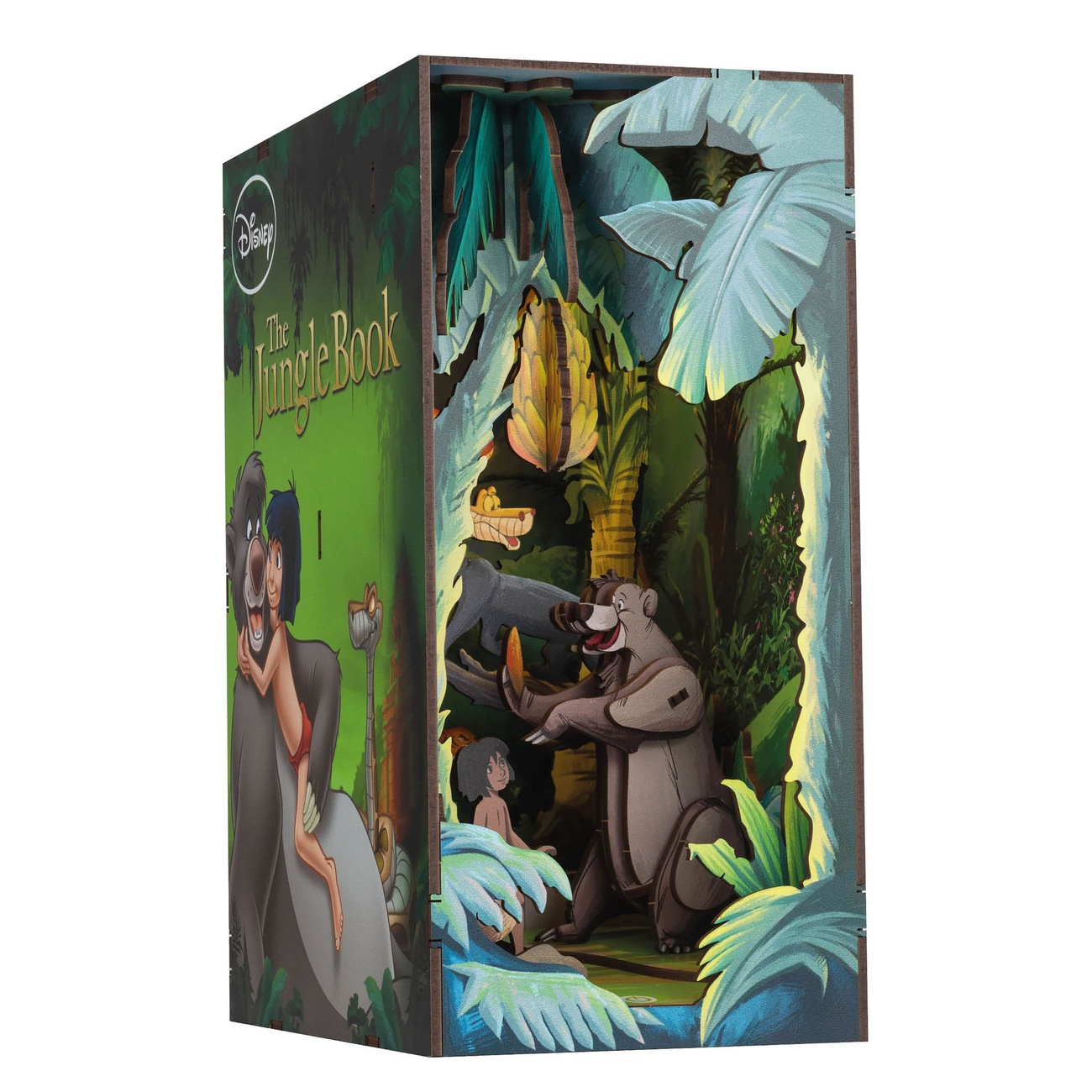 Disney Tiny Adventures Book Nook Mini Diorama The Jungle Book 23 cm