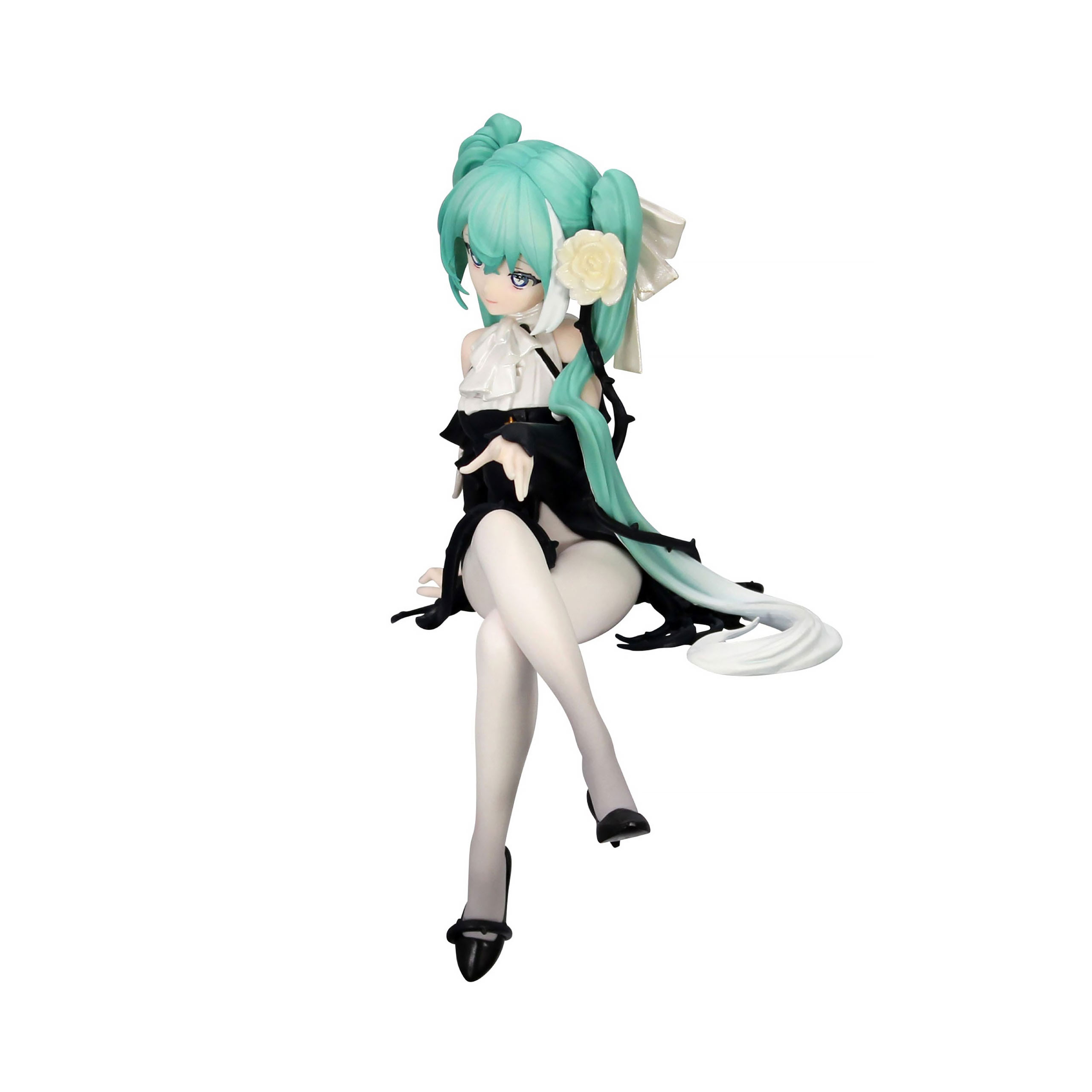 Hatsune Miku - Flower Fairy White Rose figura Noodle Stopper