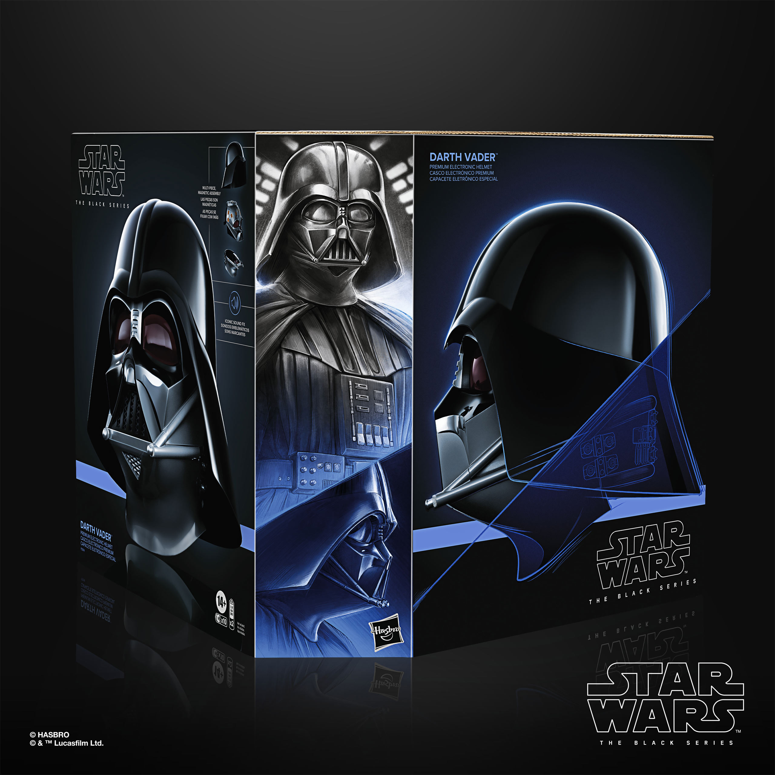 Darth Vader helmet replica with sound effects - Star Wars