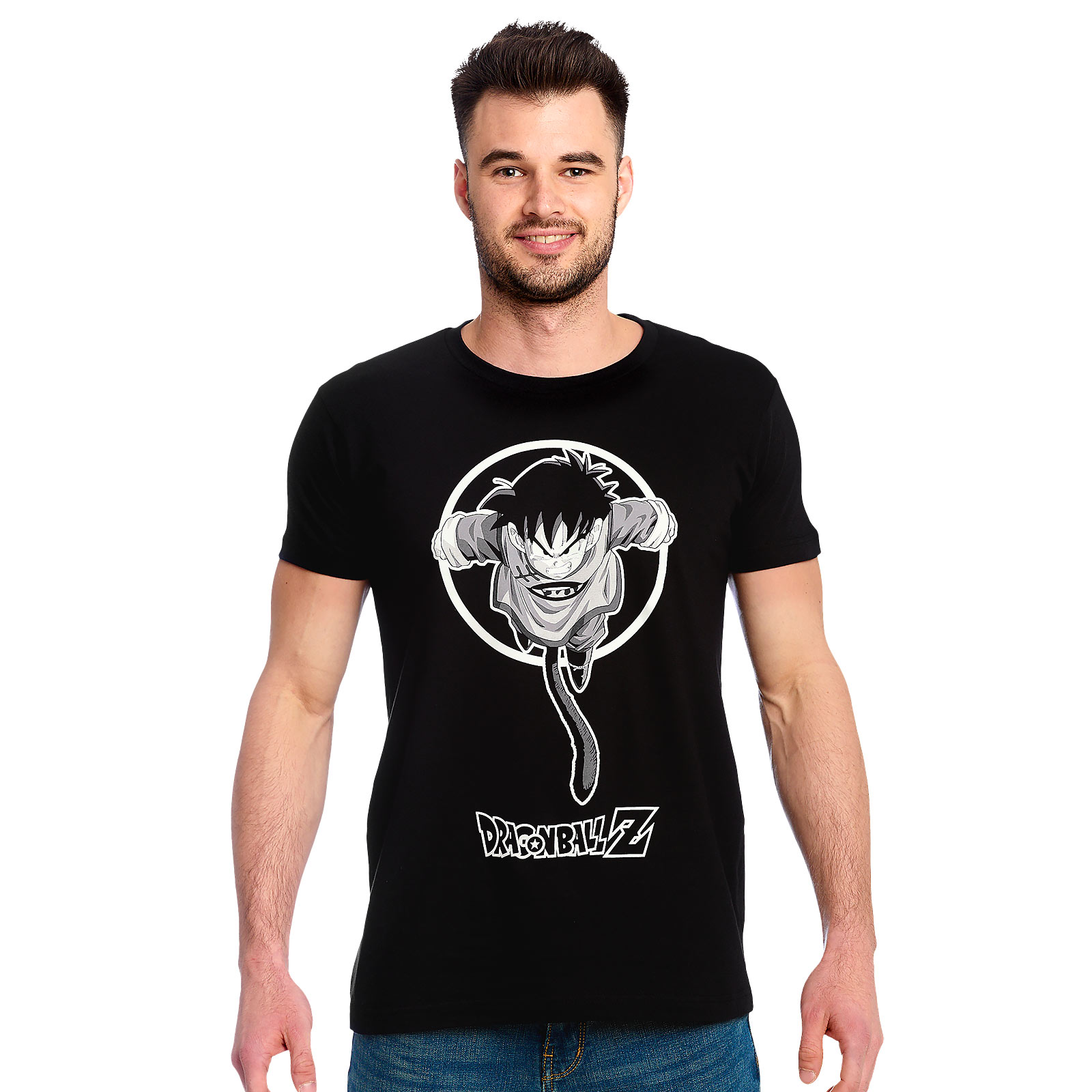 Dragon Ball Z - Gohan Jump T-Shirt Zwart