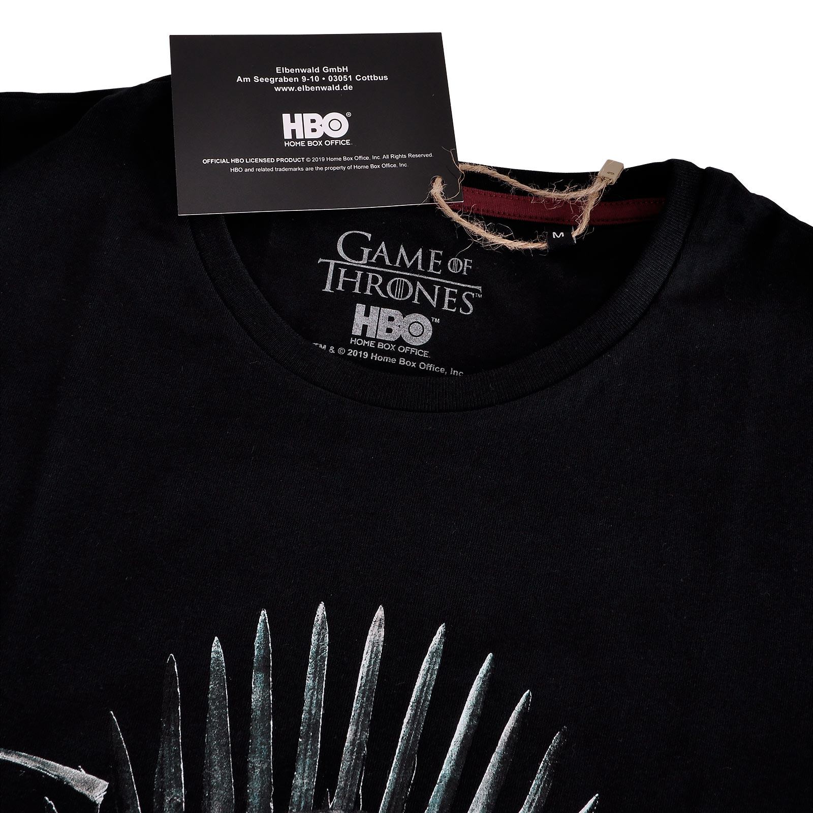 Game of Thrones - Daenerys For The Throne T-Shirt zwart