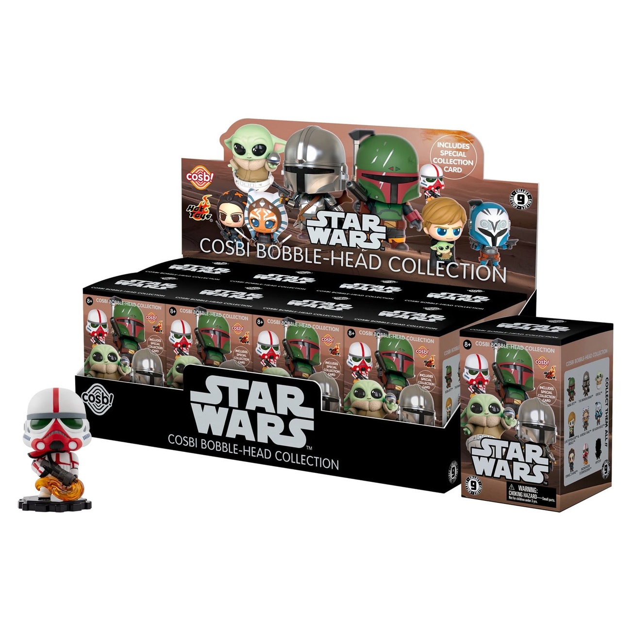 Star Wars Cosbi Mini Figures Series 1 8 cm Blind Box Display (8)