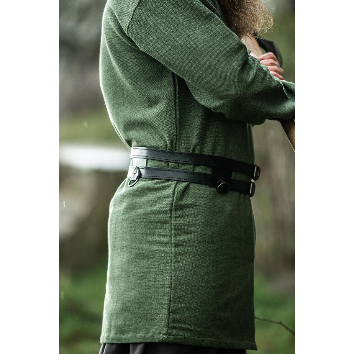 Mittelalter Wikinger Tunika Balduin grün