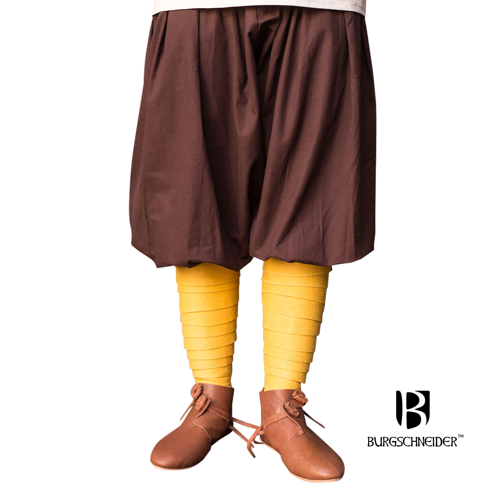 Medieval Rus pants Kievan brown