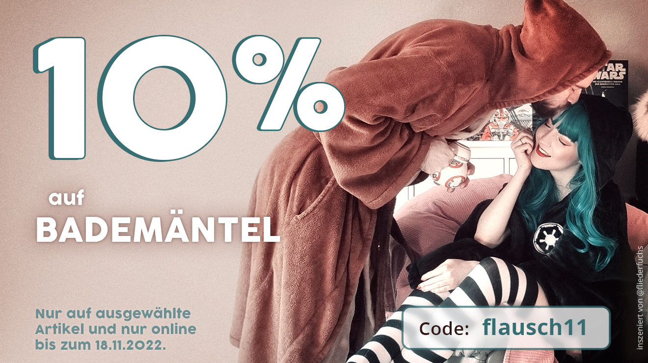 Aktion: 10% Rabatt auf alle Bademäntel