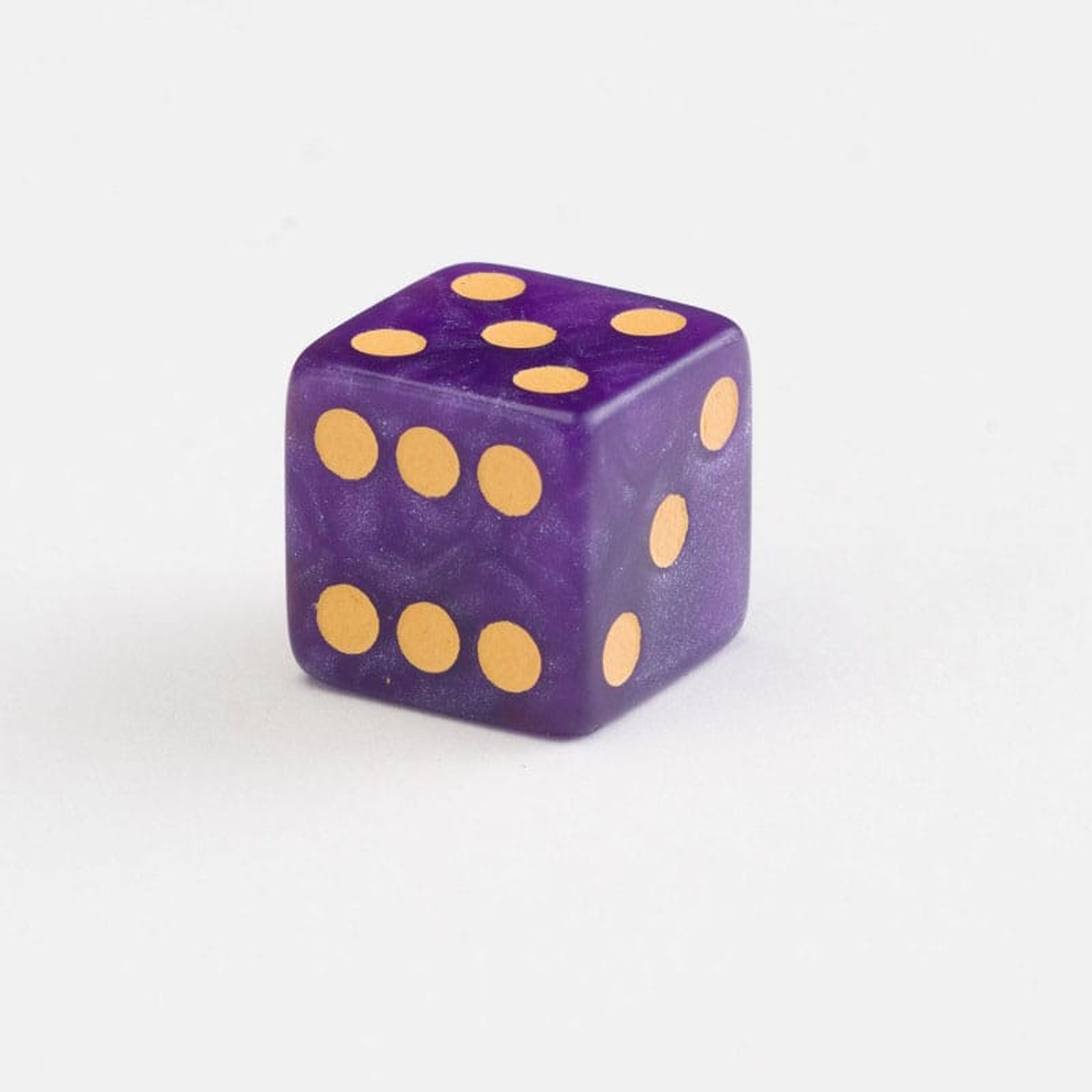 Q Workshop Set di Dadi Full Pack D6 Shimmering Purple (20)