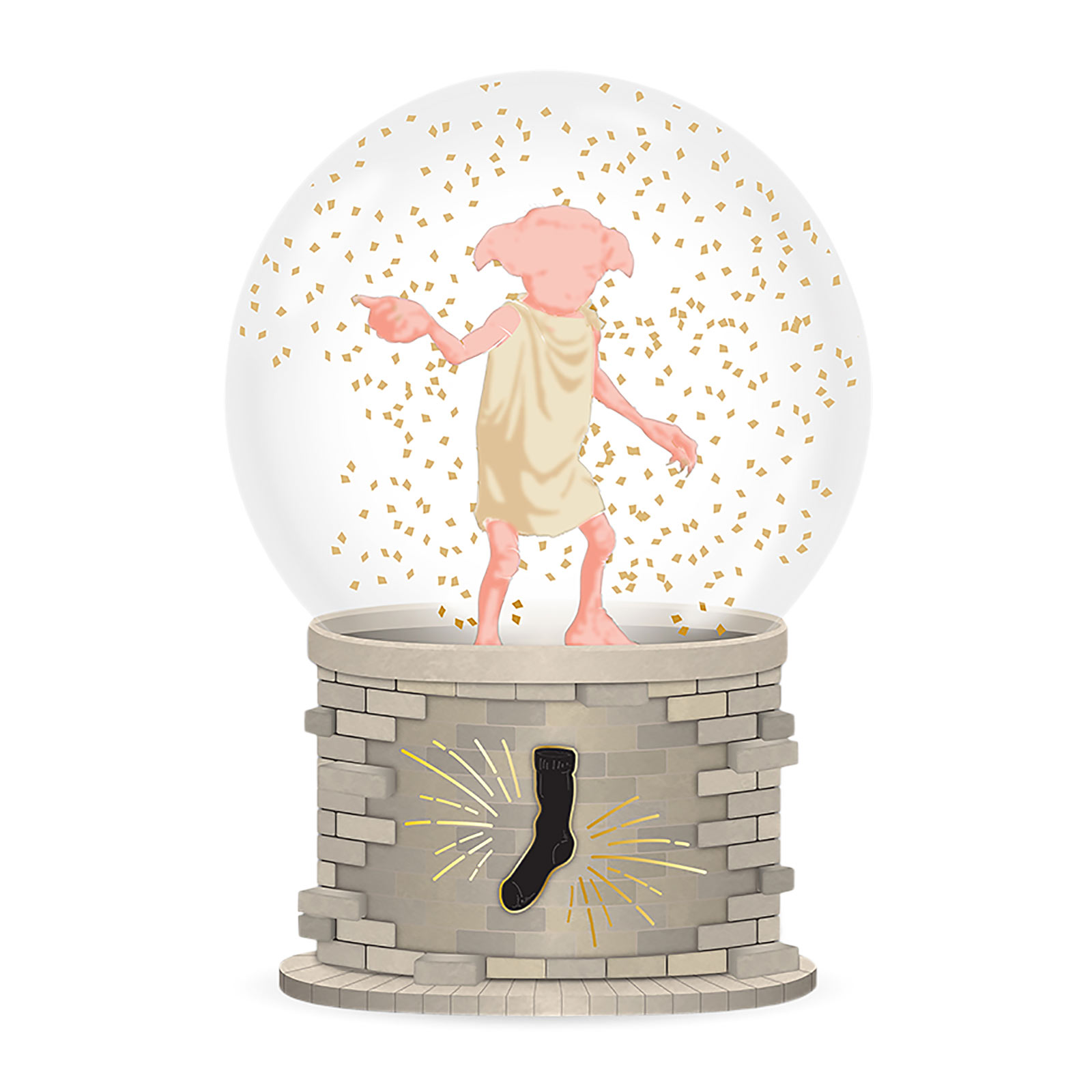 Harry Potter - Dobby Snow Globe with Glitter