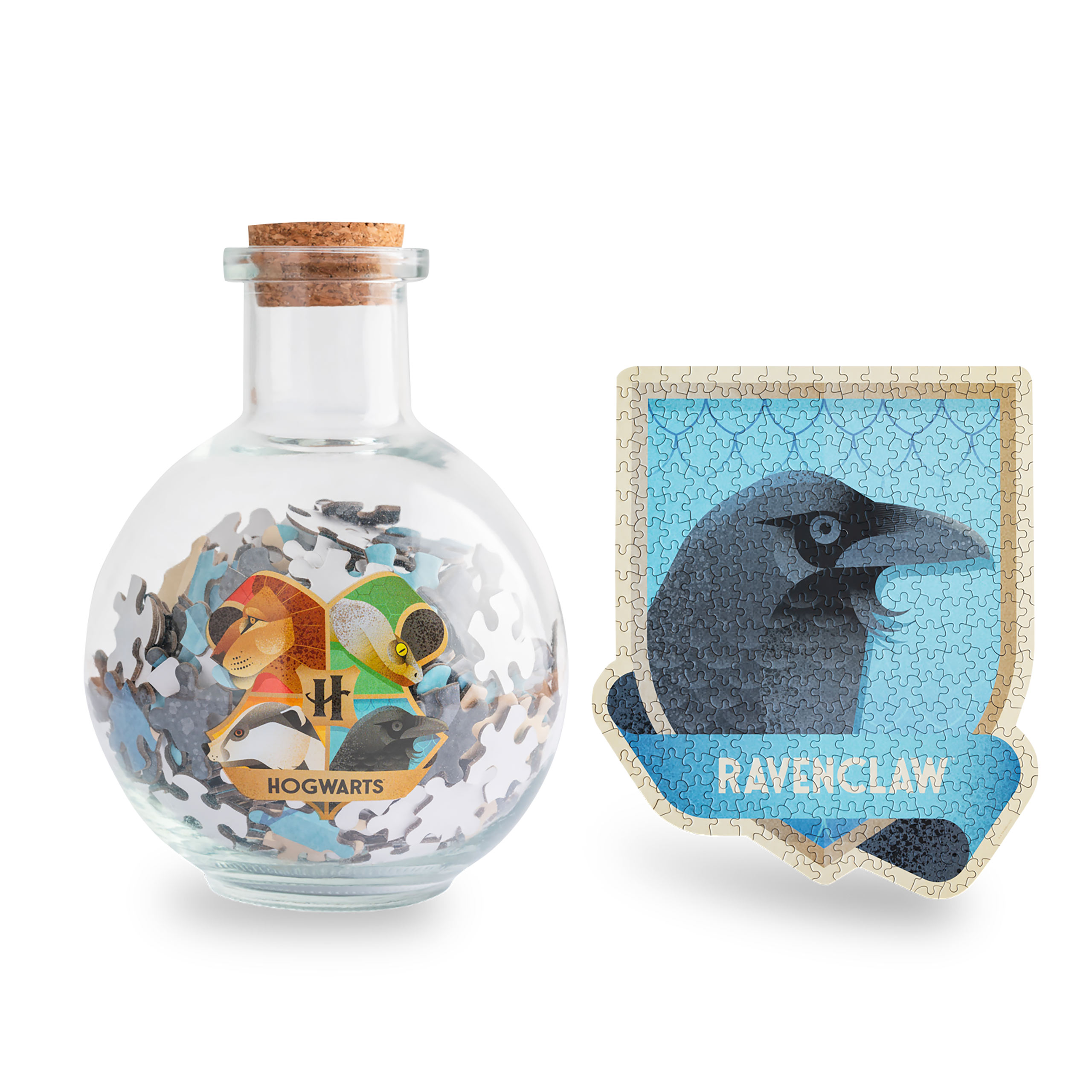 Ravenclaw Wappentier Puzzle in Zaubertrank-Flasche - Harry Potter