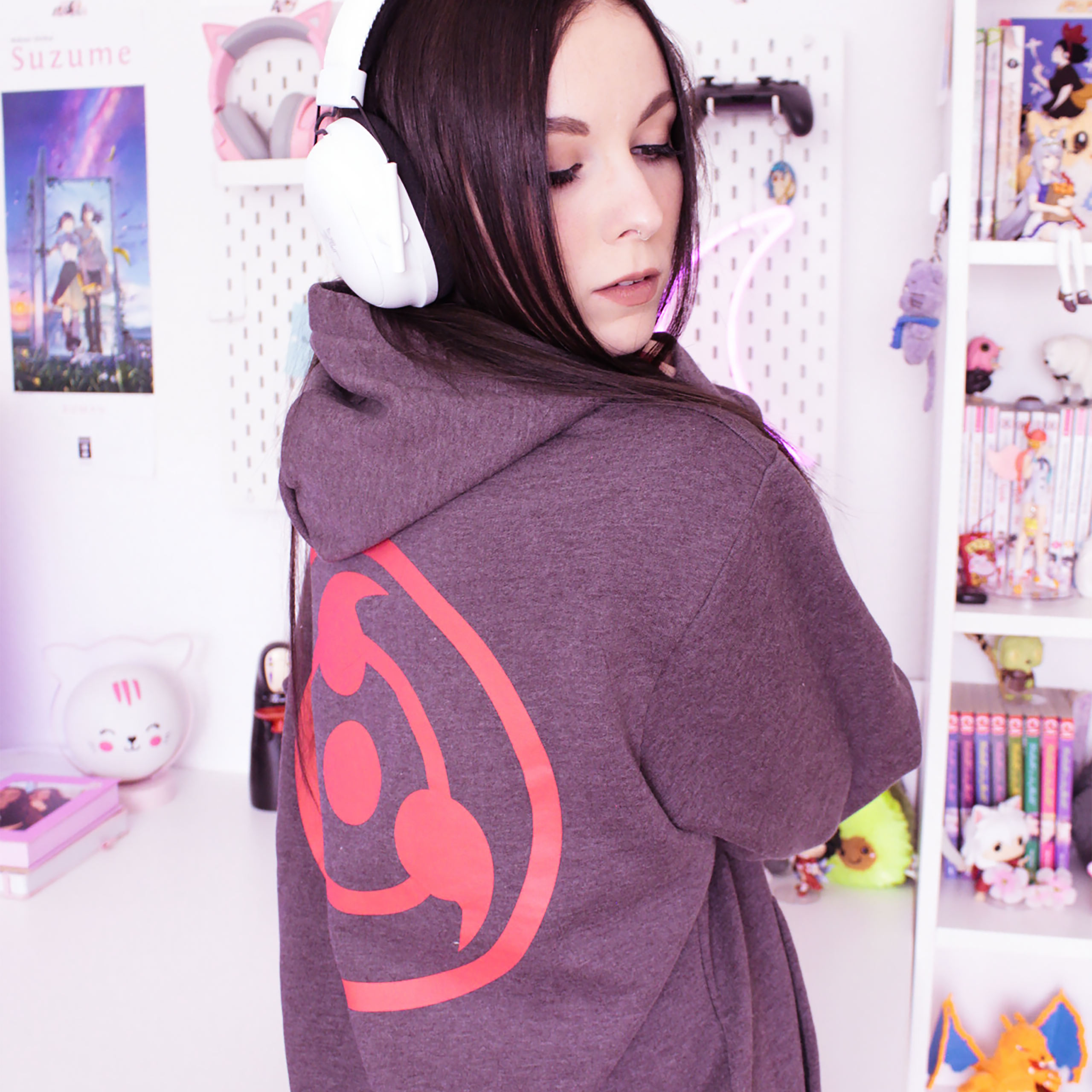 Naruto - Sweat à capuche Itachi marron