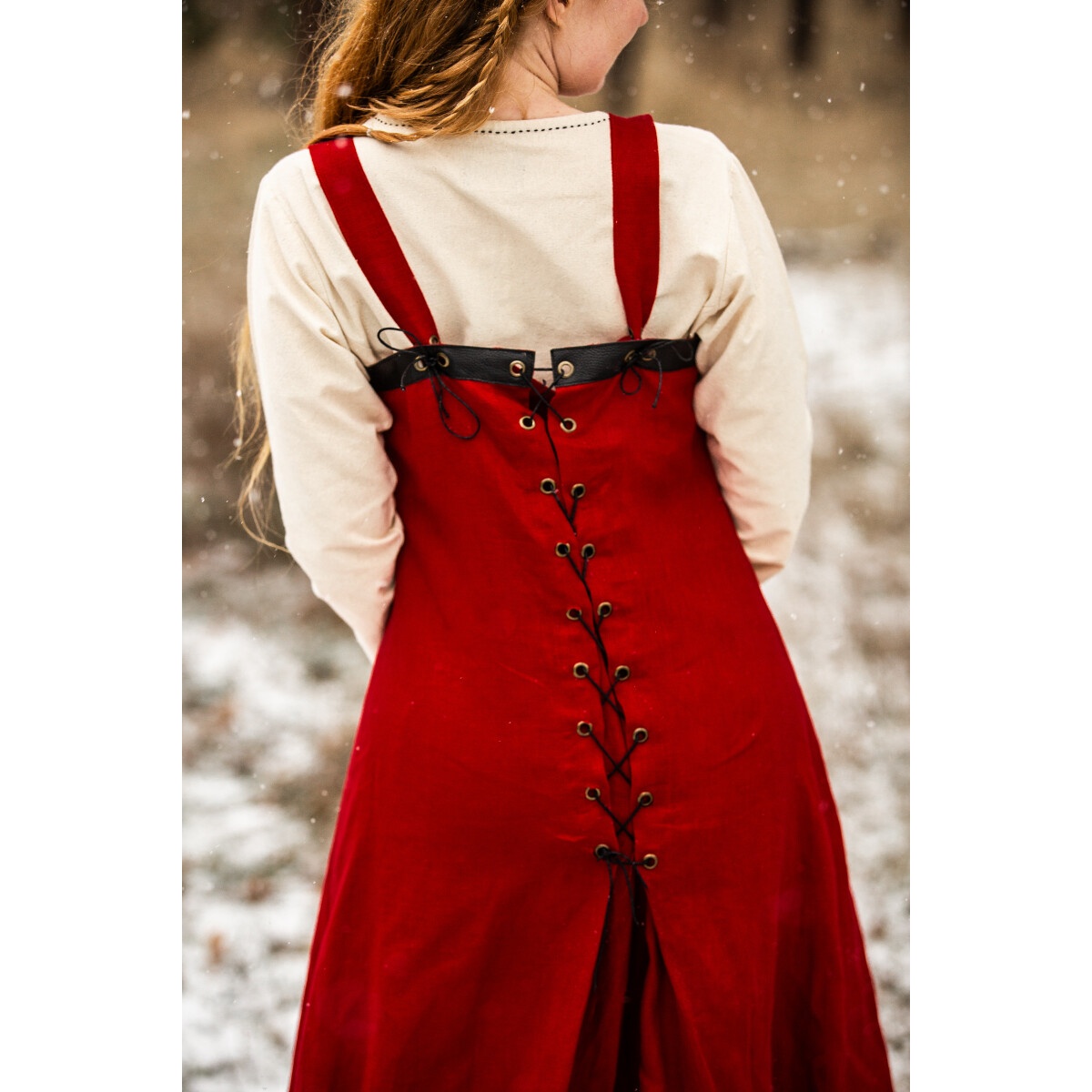 Medieval Viking Overdress Alena red