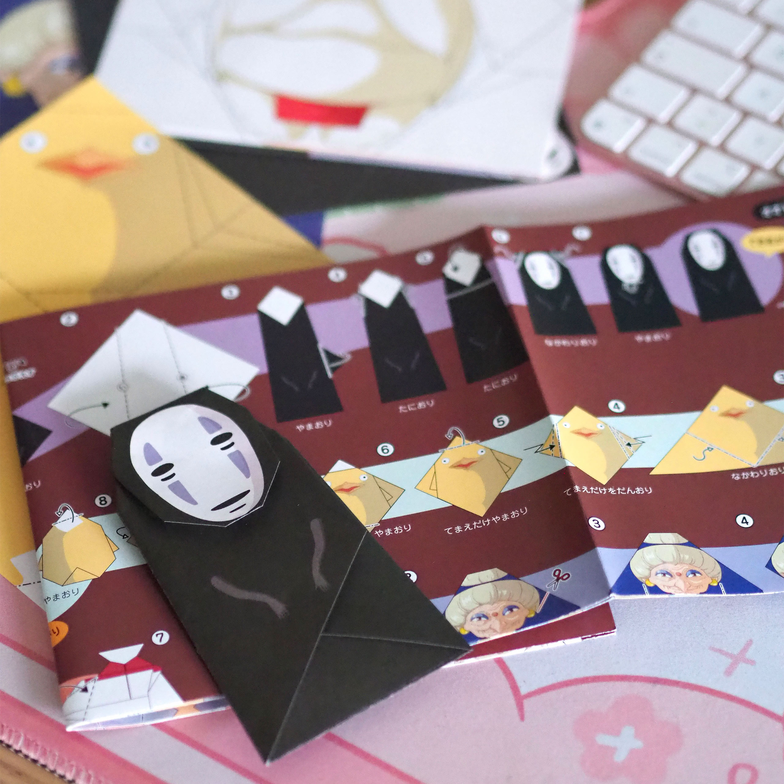 Spirited Away - No-Face and Chihiro Origami Set