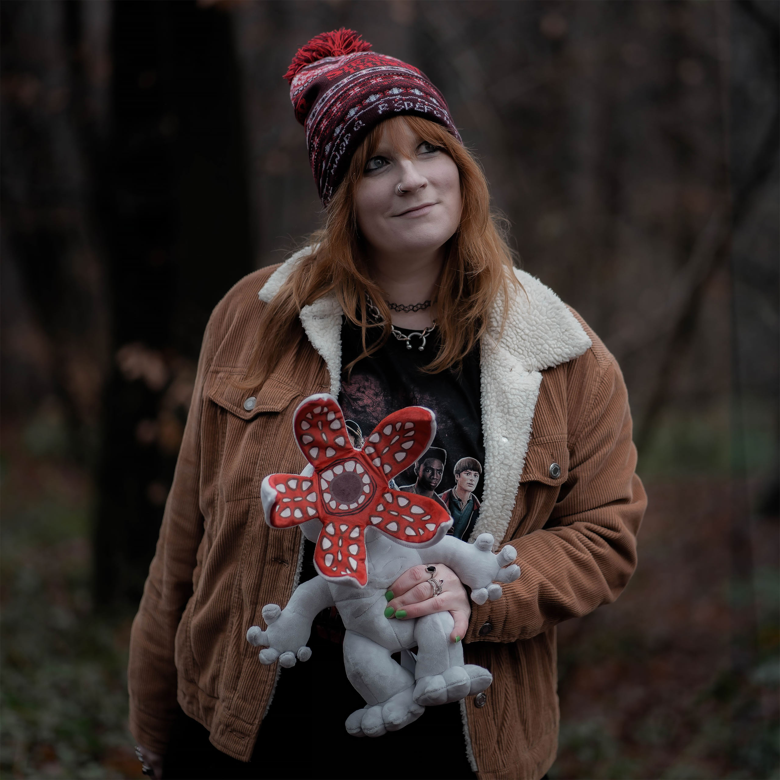 Stranger Things - Lights Mütze mit Bommel