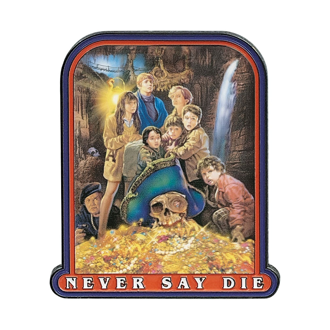 The Goonies Pin 40th Anniversary Never Say Die