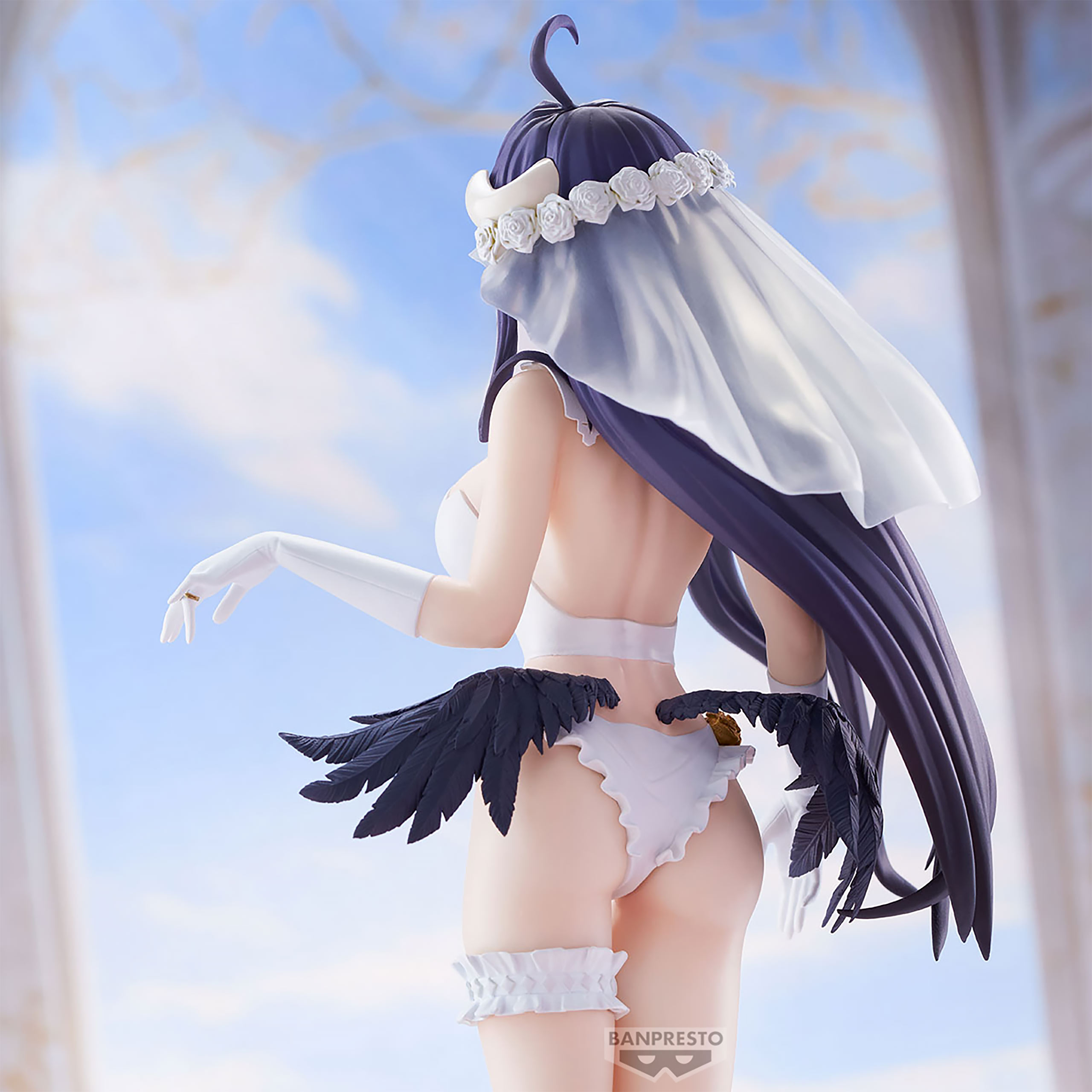 Overlord - Albedo Glitter & Glamours Figur Wedding Version