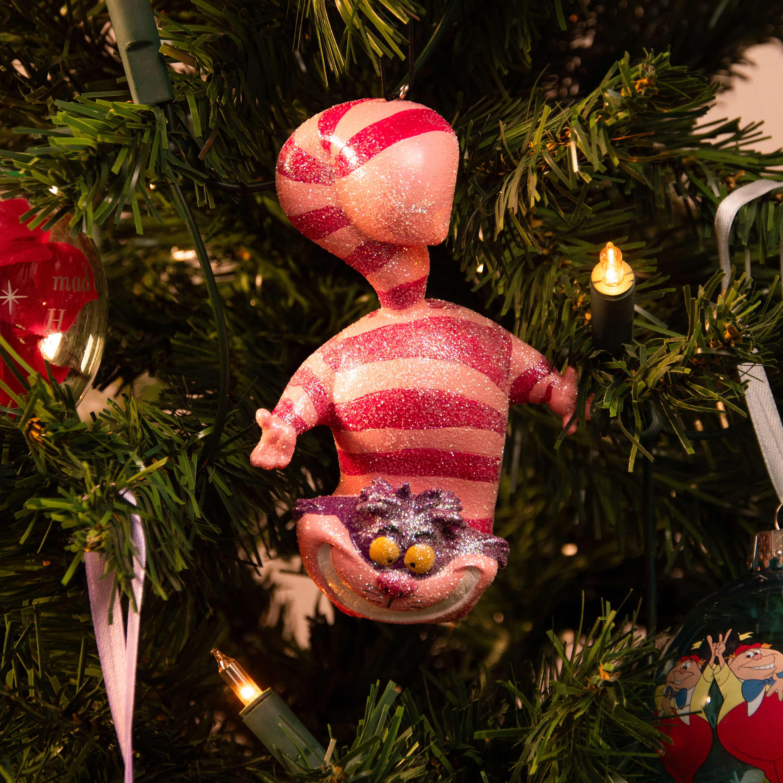 Cheshire Cat Christmas Tree Ornament - Alice in Wonderland