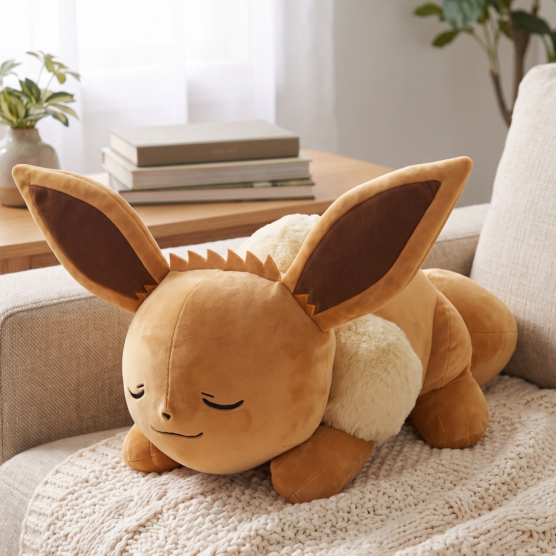 Pokémon - Eevee Plush Figure Sleeping