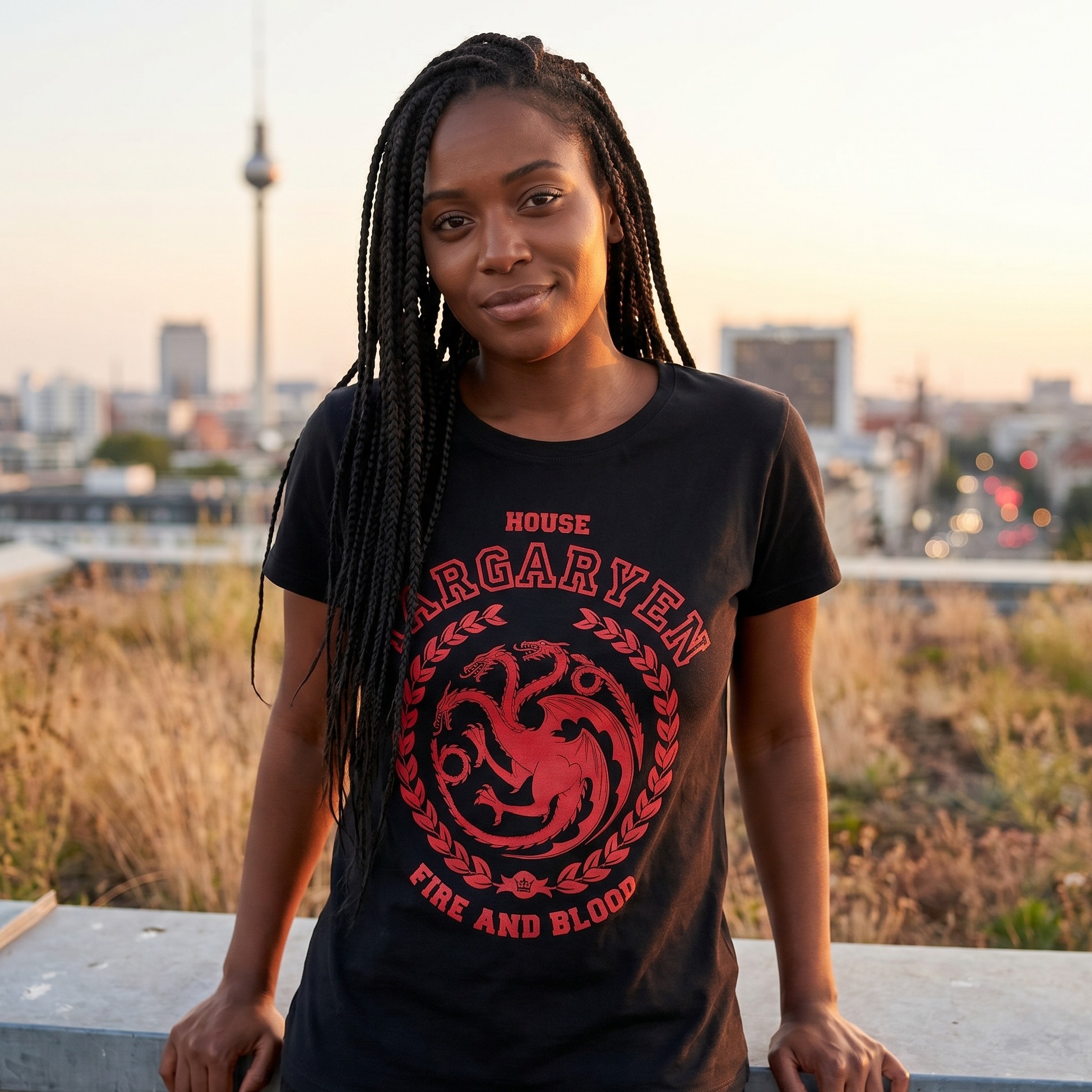Game of Thrones - Targaryen Crest T-Shirt Black