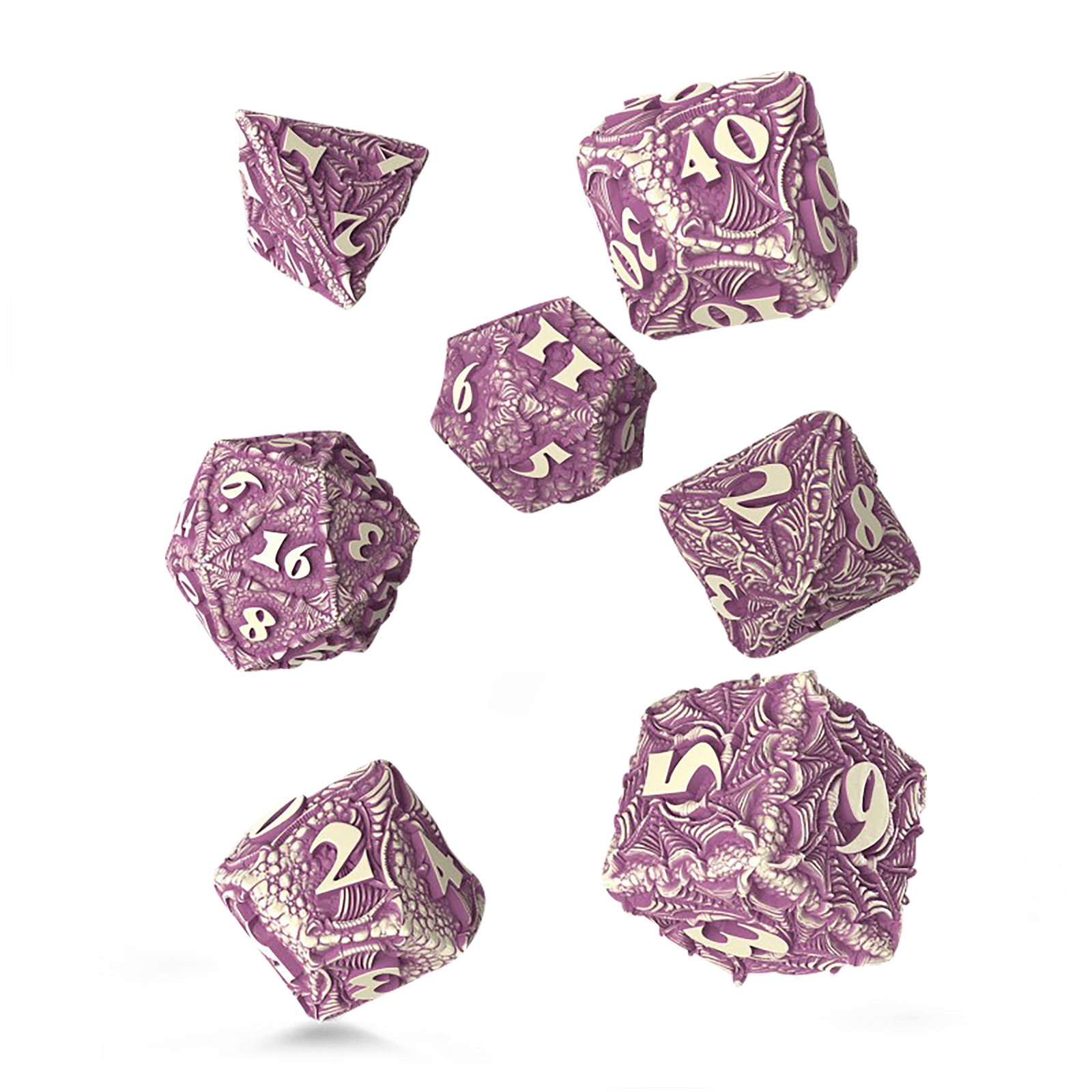 Dracopolis - The Yucatan Featherwing Dice Set 7pcs