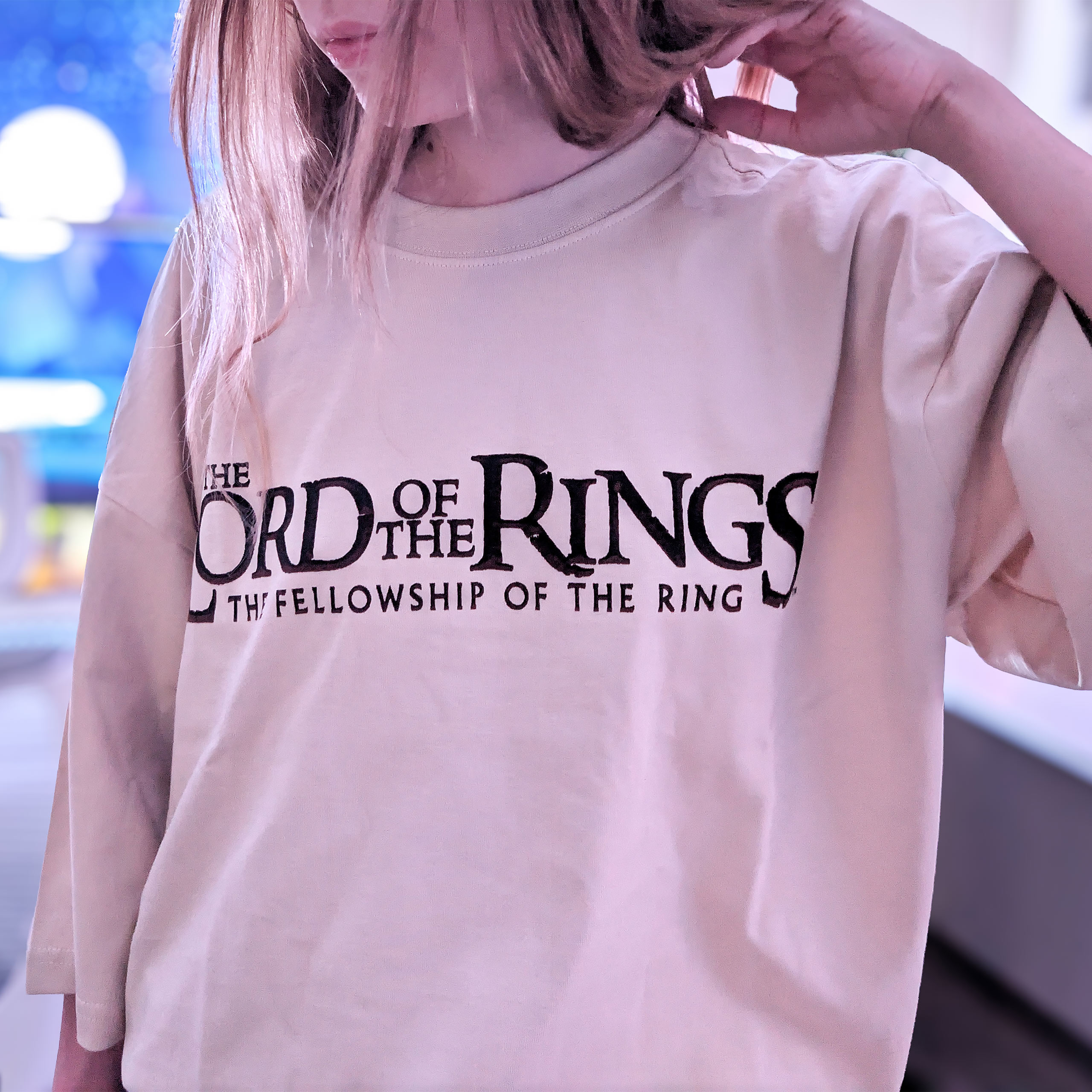 Der Herr der Ringe - Gefährten Rohan und Gondor Oversize T-Shirt beige