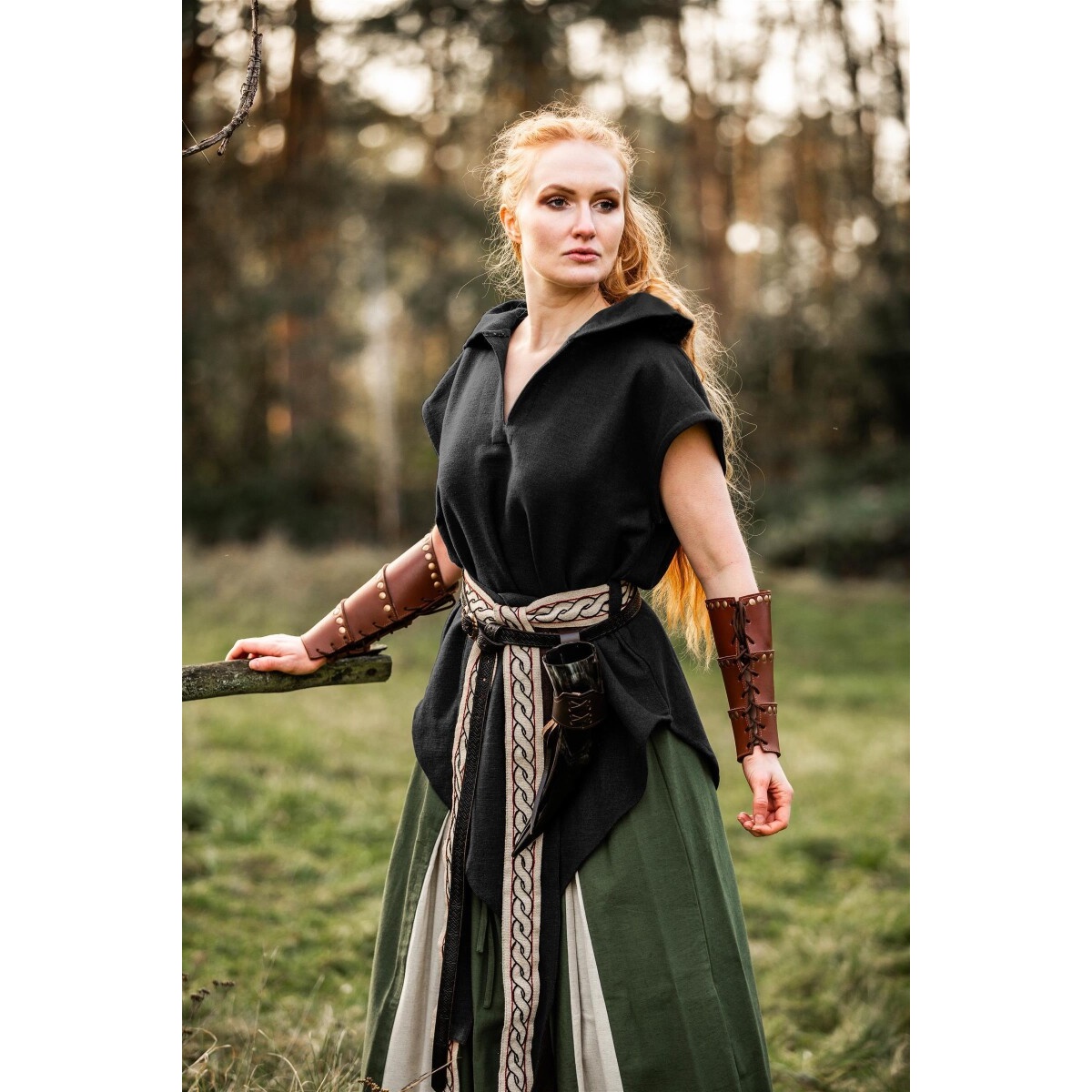 Medieval Ranger Tunic Aldon black