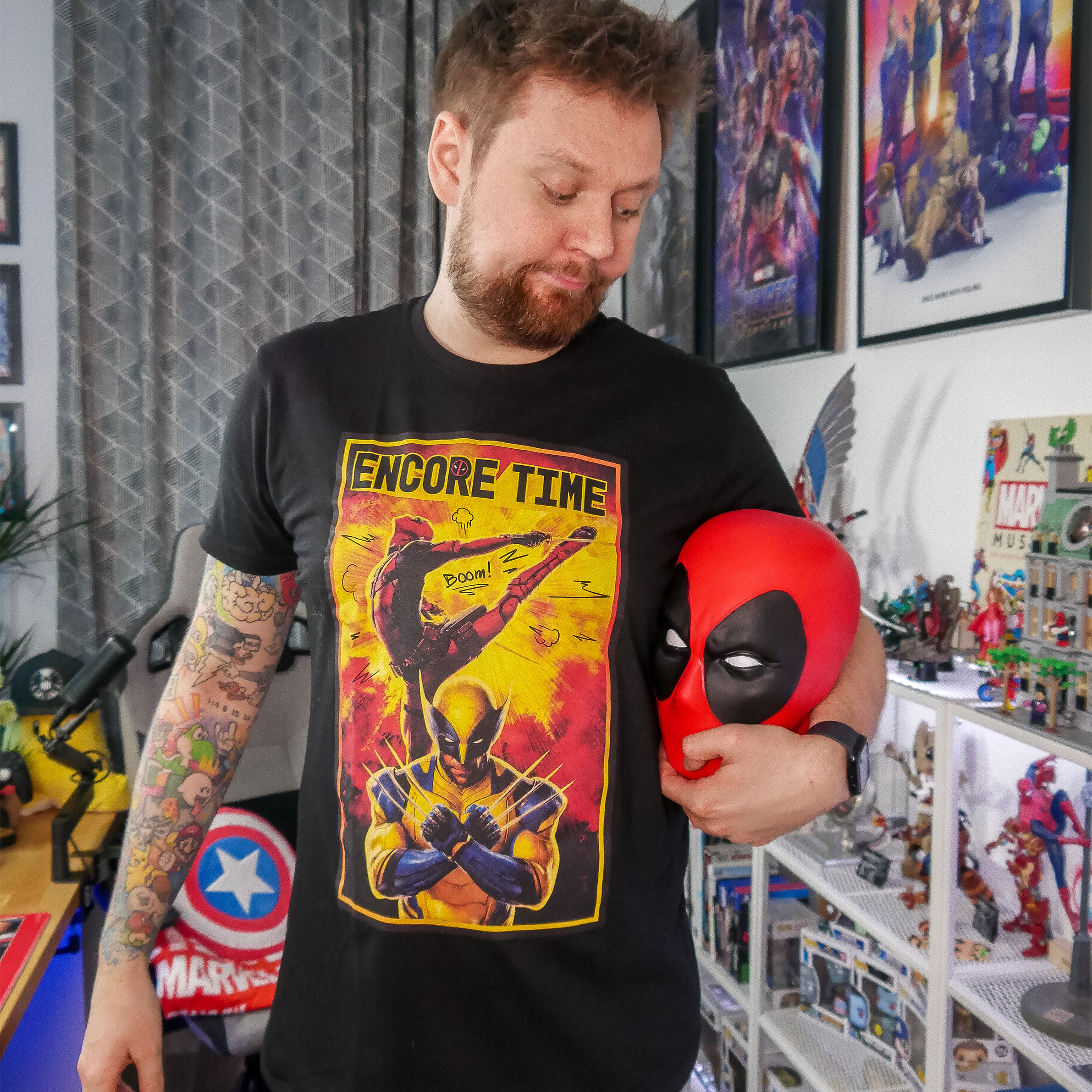 Deadpool et Wolverine - Encore Time T-Shirt noir