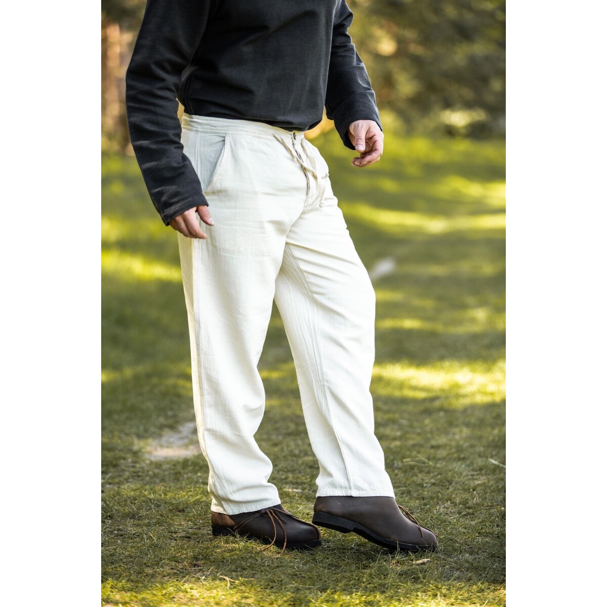 Pantaloni medievali Dirk beige