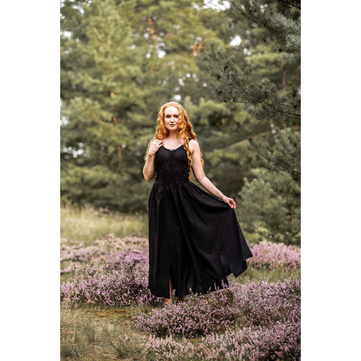 Medieval Bodice Dress Jasmine black