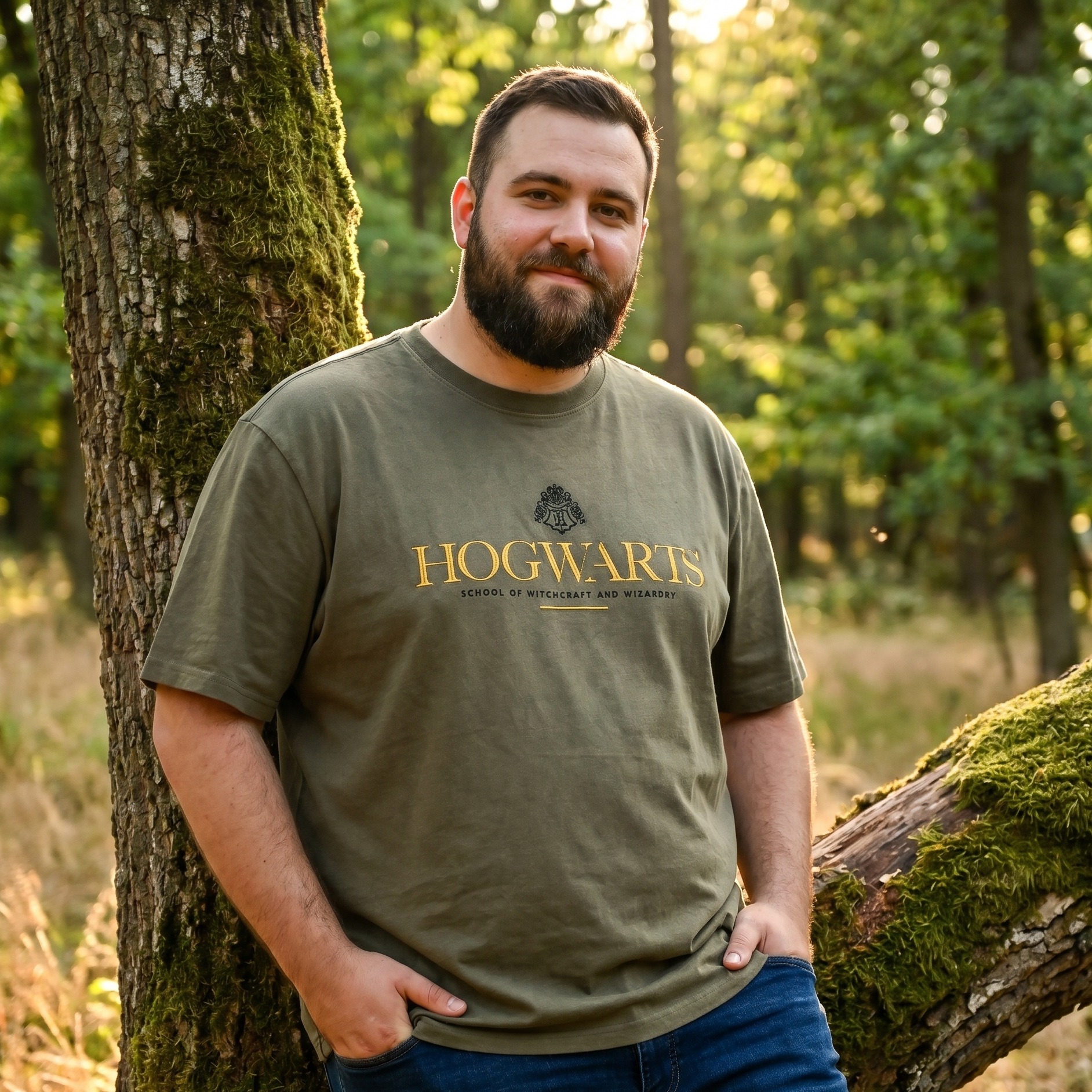Harry Potter - T-shirt oversize Hogwarts