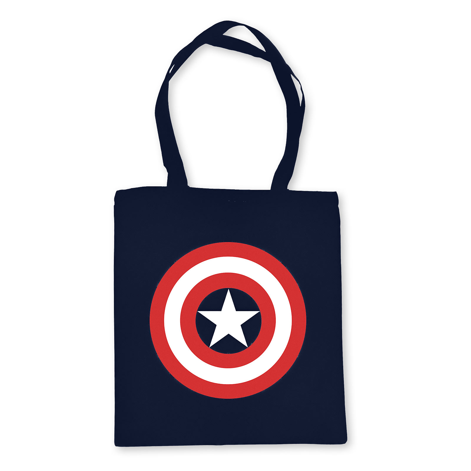 Captain America - Logo Jute Tas Blauw
