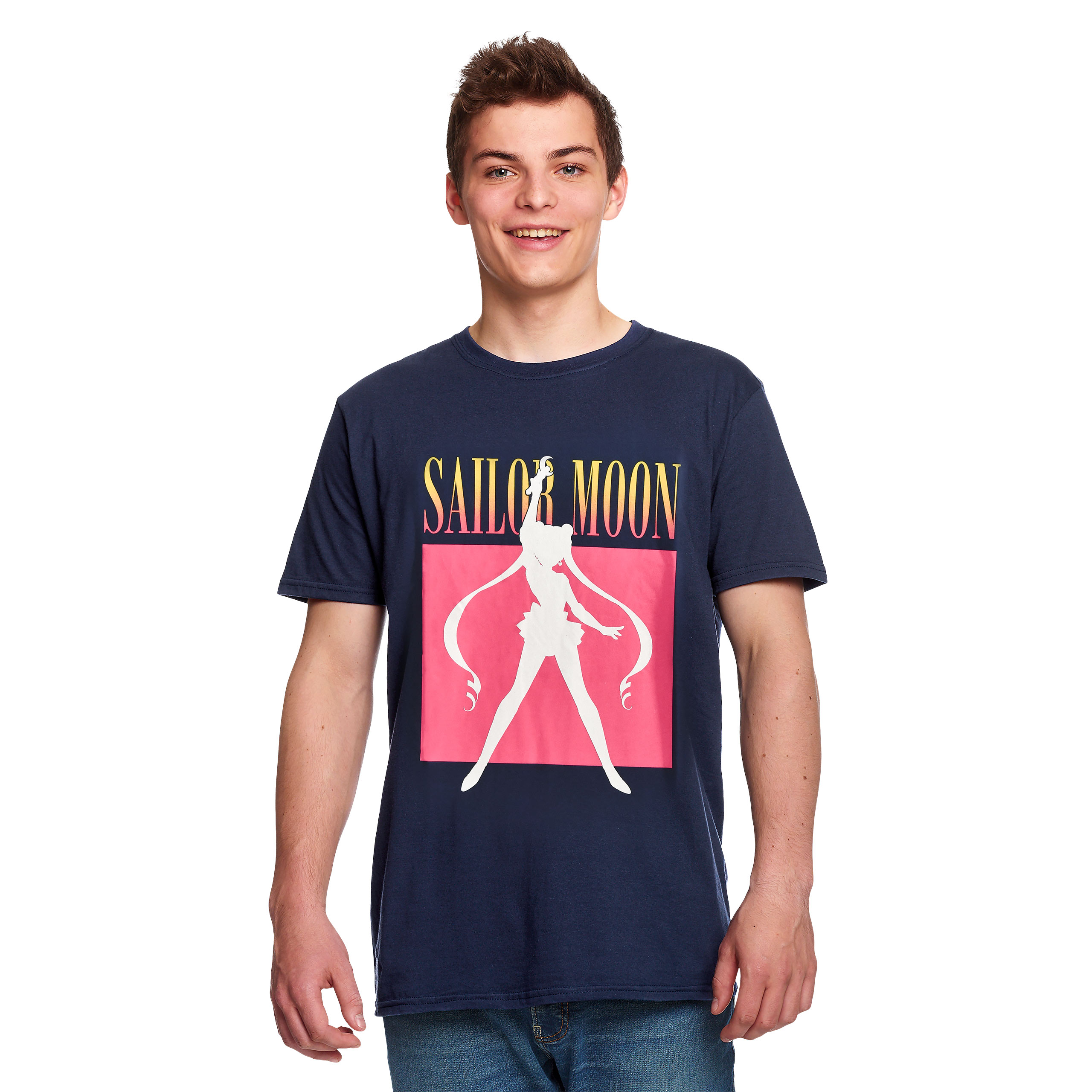 Sailor Moon - T-shirt Silhouette Blu