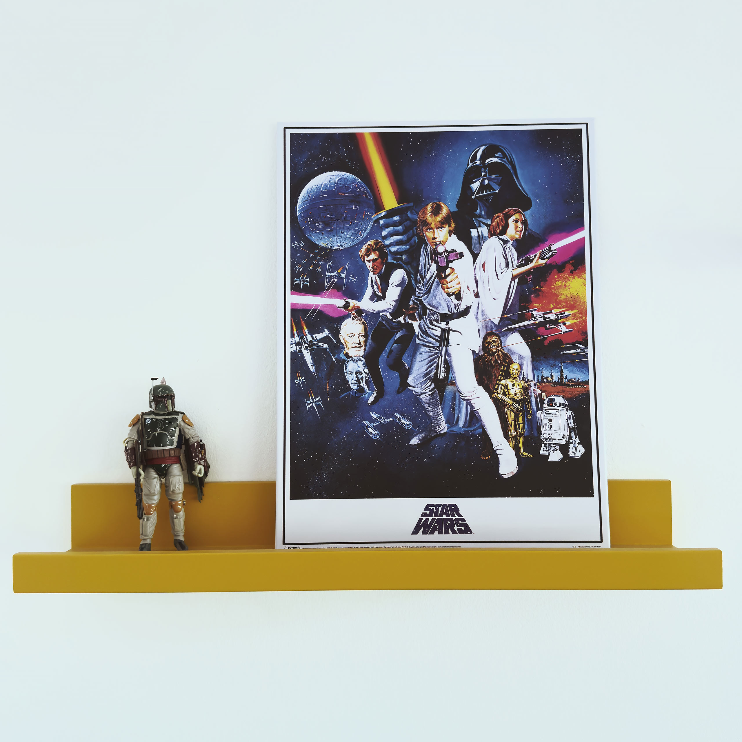 Star Wars - A New Hope Poster in Metallo